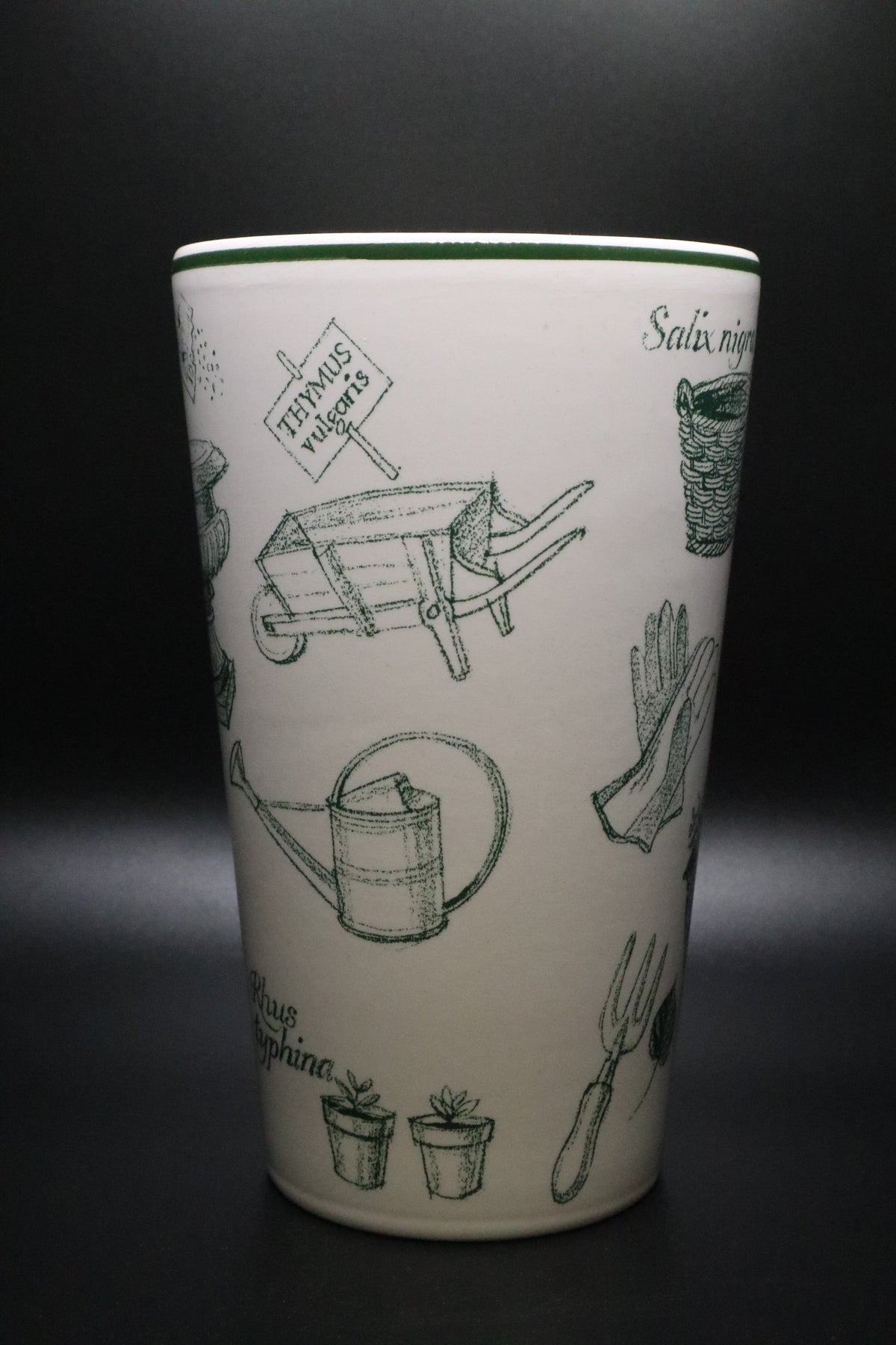 HERB PRINT CERAMIC KITCHEN WARE