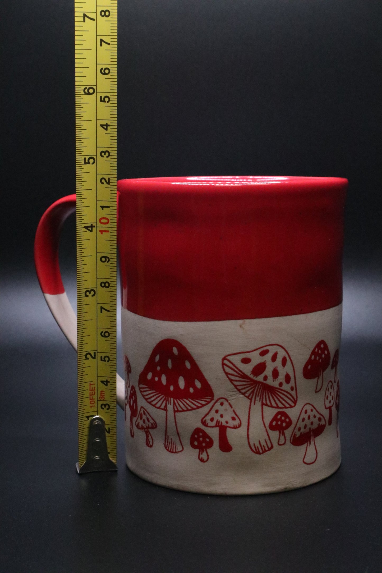 HEARTLAND HIVE RED MUSHROOM COFFEE MUG