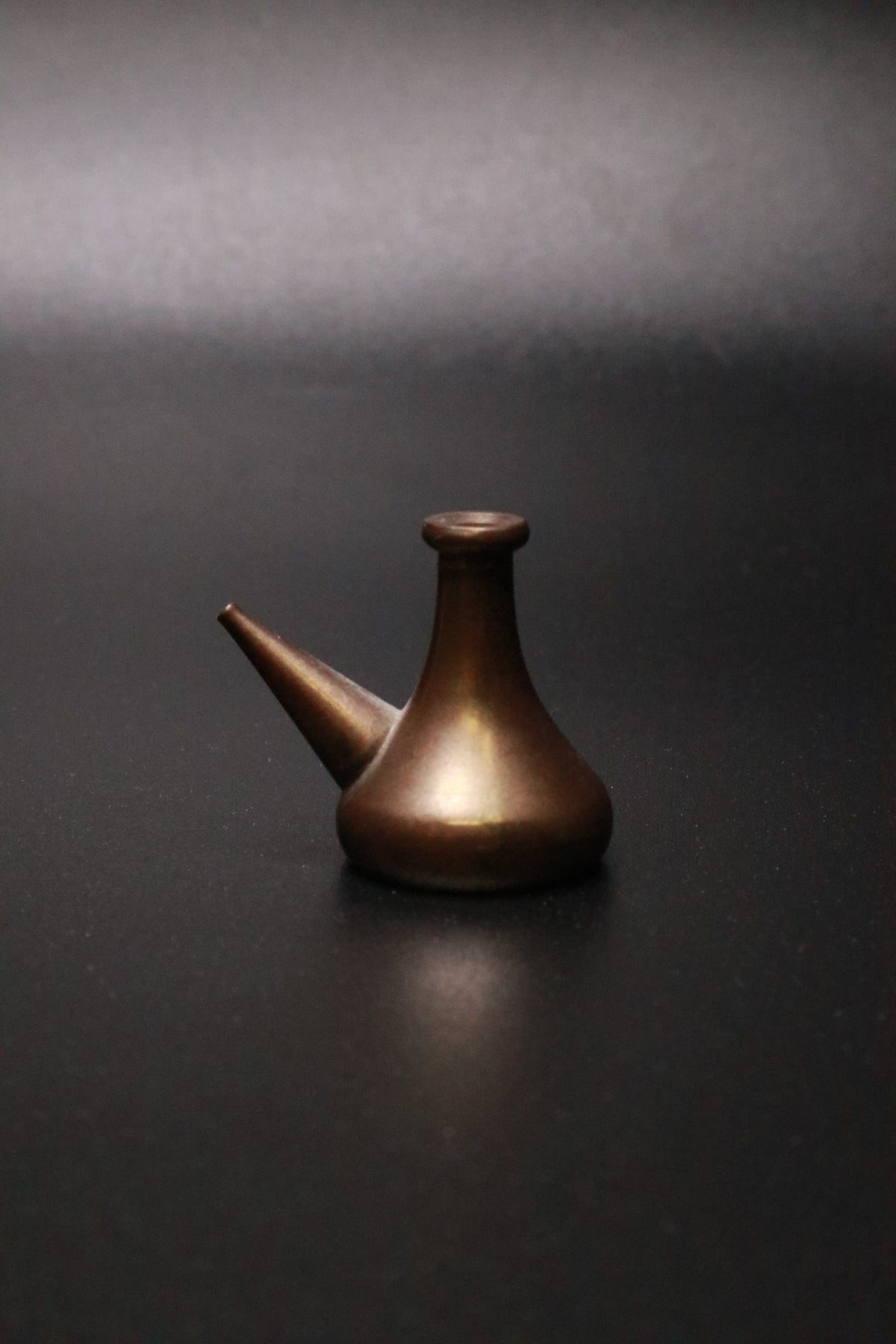 VINTAGE BRASS MINIATURE "OIL CAN"