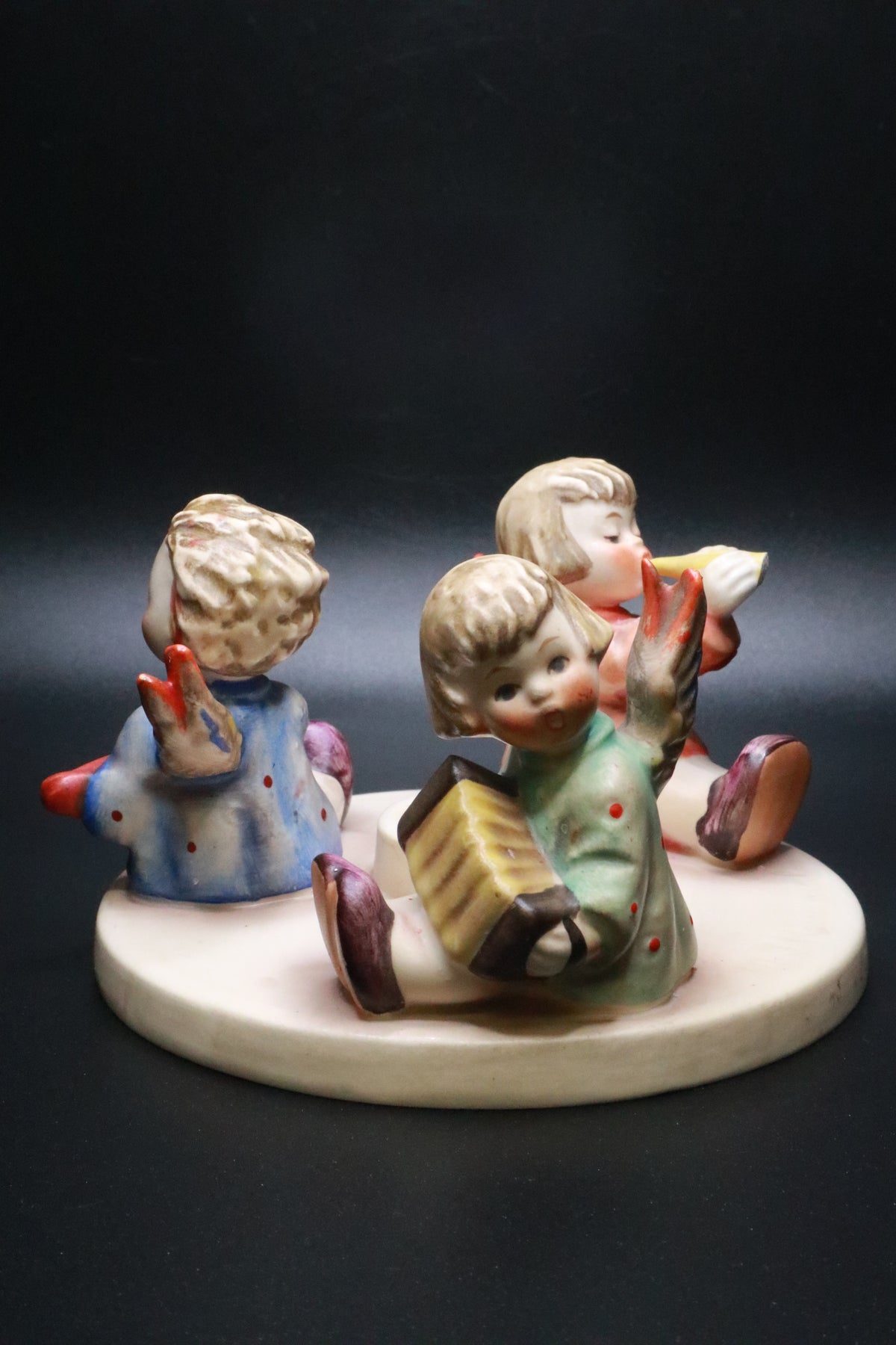 VINTAGE GOEBEL M J HUMMEL "HERALD ANGELS" CANDLEHOLDER (AS IS)