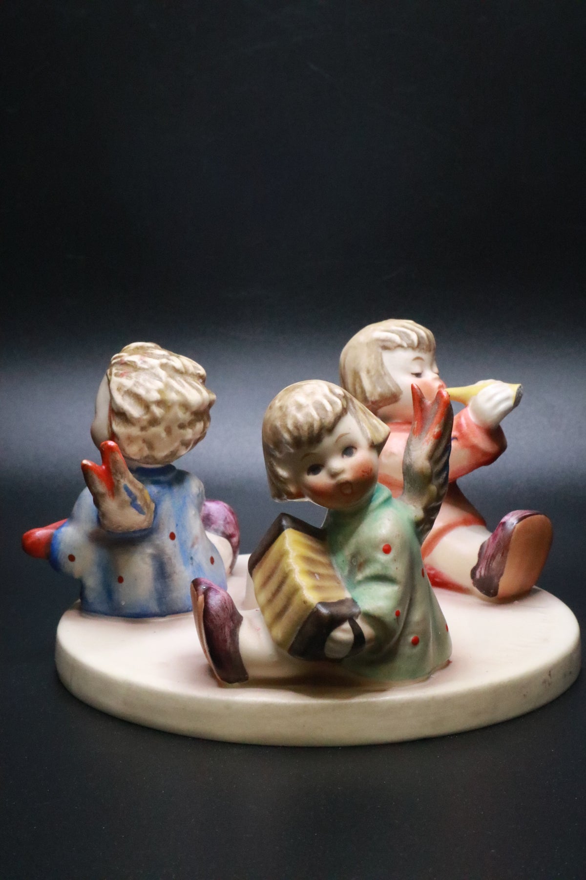 VINTAGE GOEBEL M J HUMMEL "HERALD ANGELS" CANDLEHOLDER (AS IS)