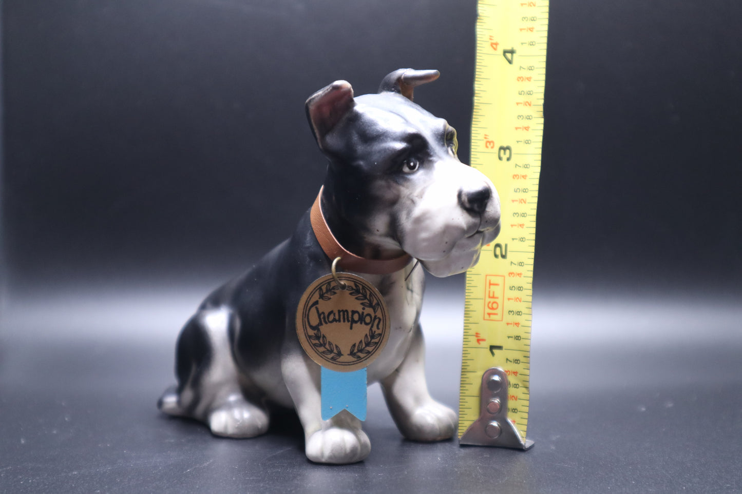 VINTAGE LEFTON SCHNAUZER FIGURINE TERRIER DOG