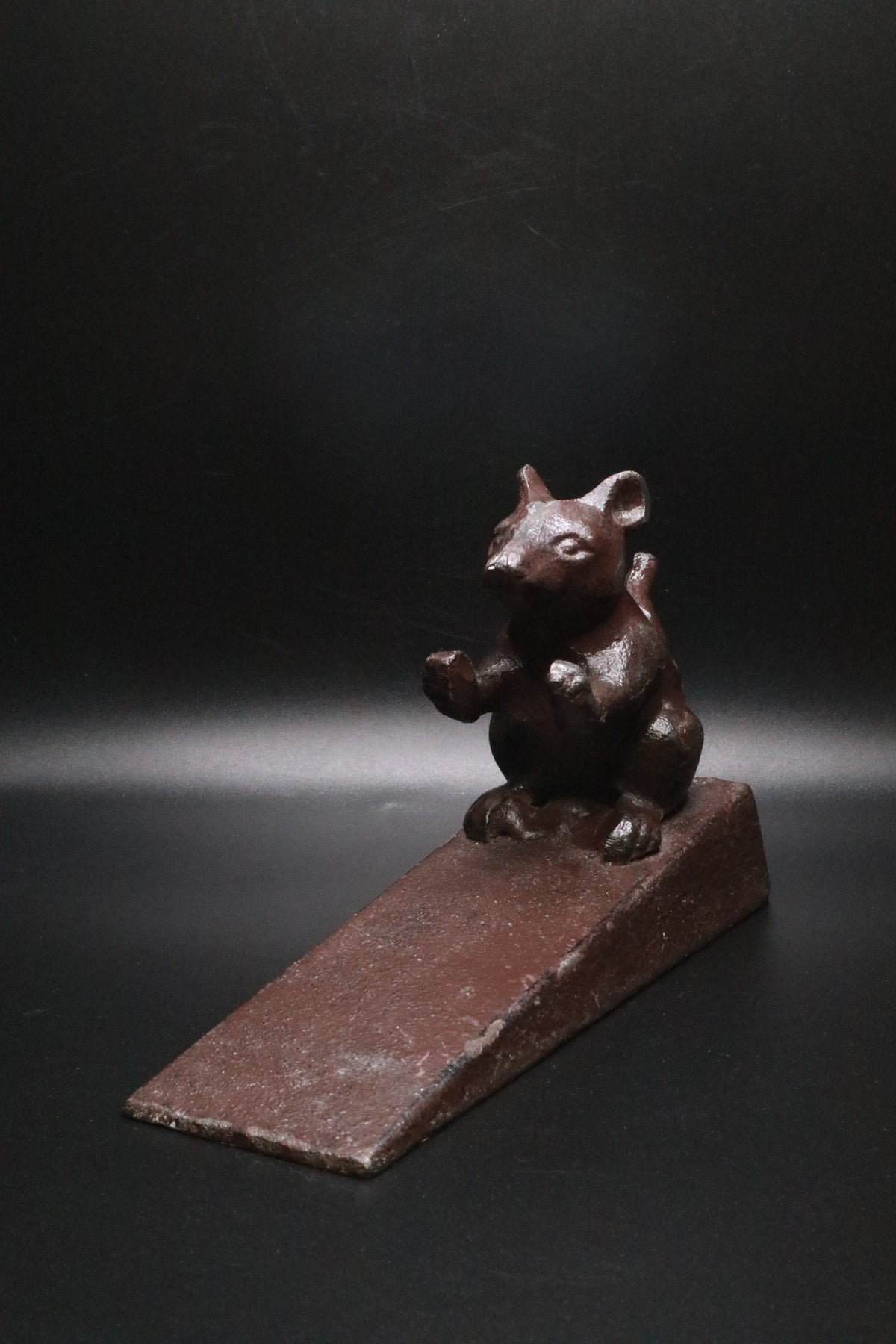 CAST IRON MOUSE DOOR STOP