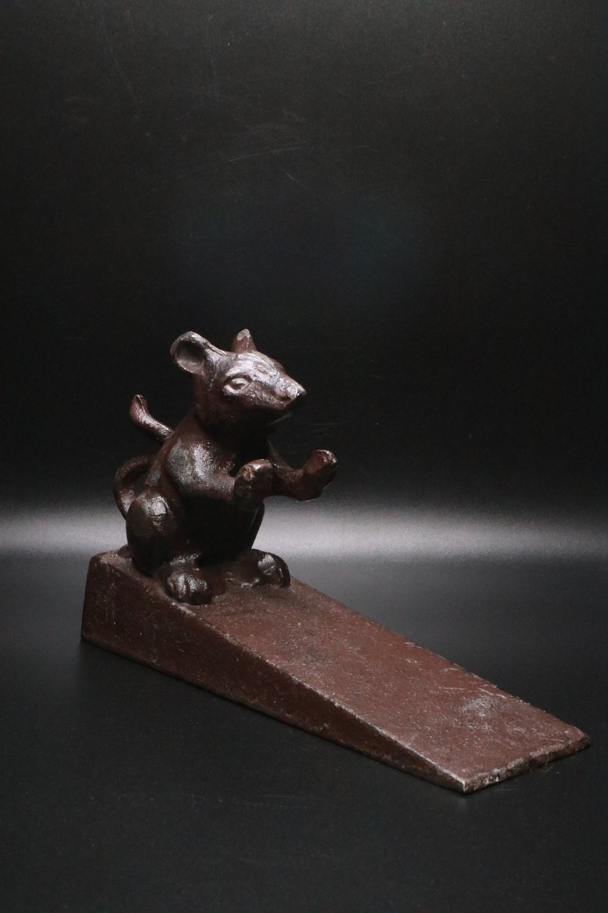 CAST IRON MOUSE DOOR STOP