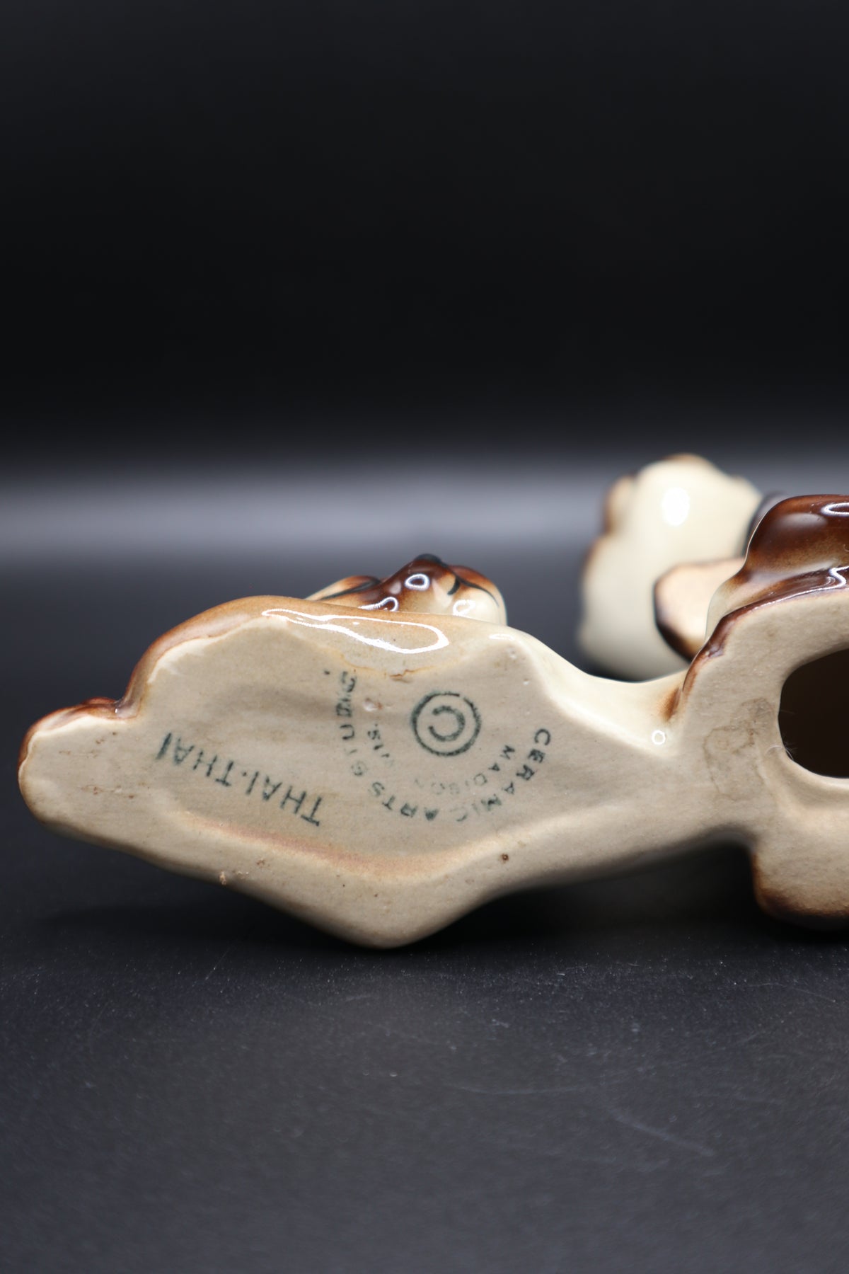 CERAMIC SIAMESE CATS SNUGGLERS SALT AND PEPPER SET