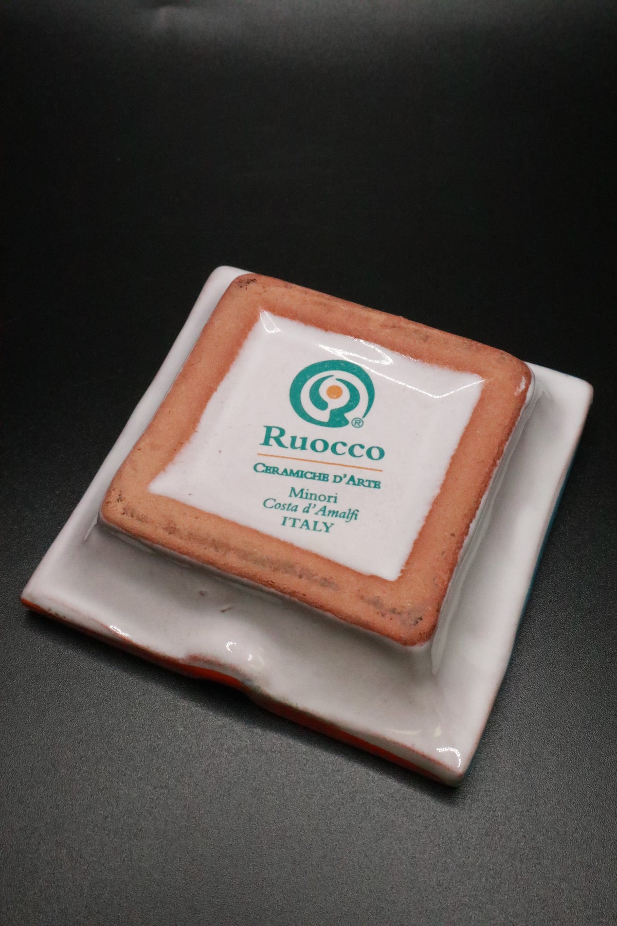 VINTAGE RUOCCO CERAMICHE D' ARTE ITALY CERAMIC ASHTRAY