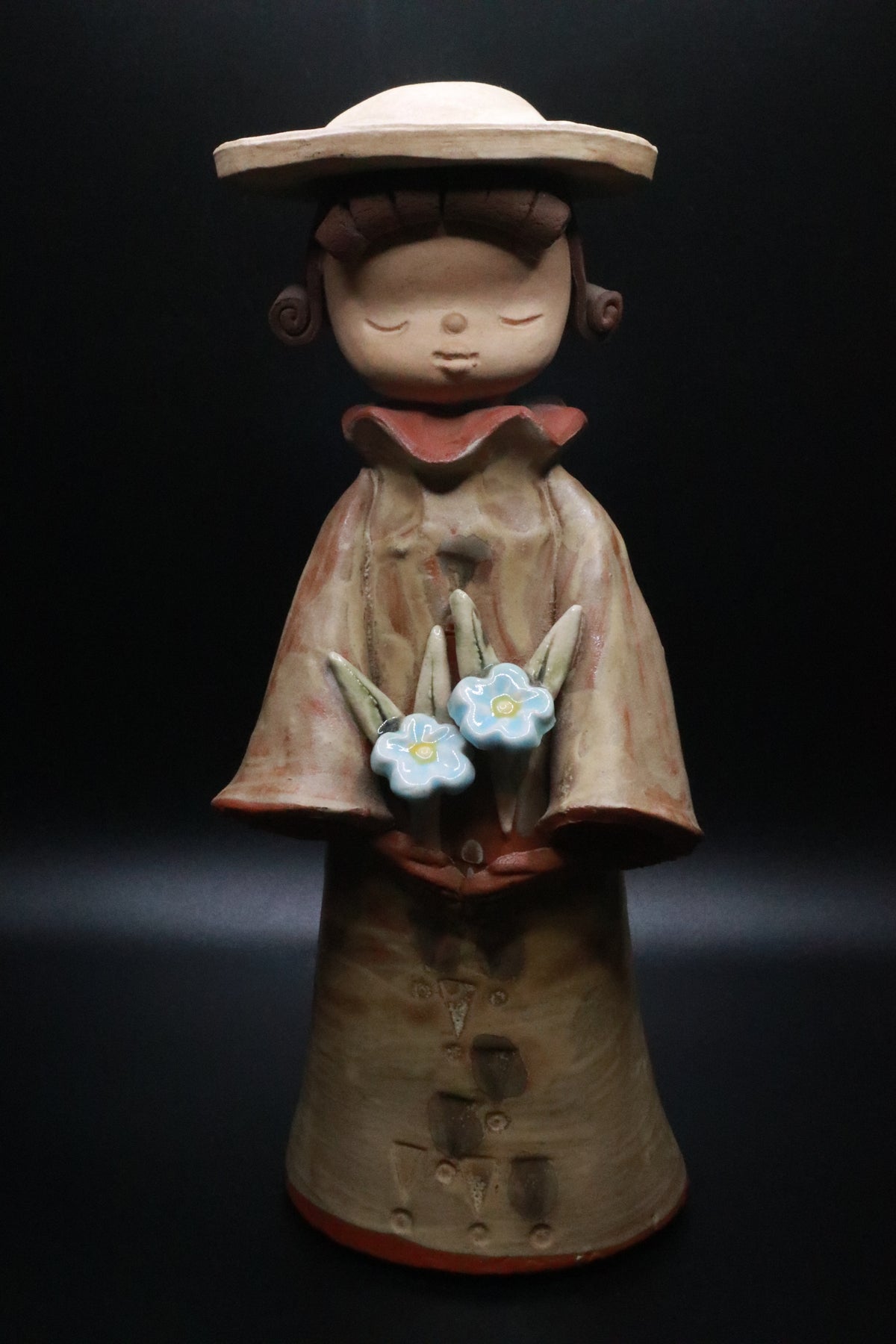 MCM JAPANESE POTTERY GIRL FIGURINE