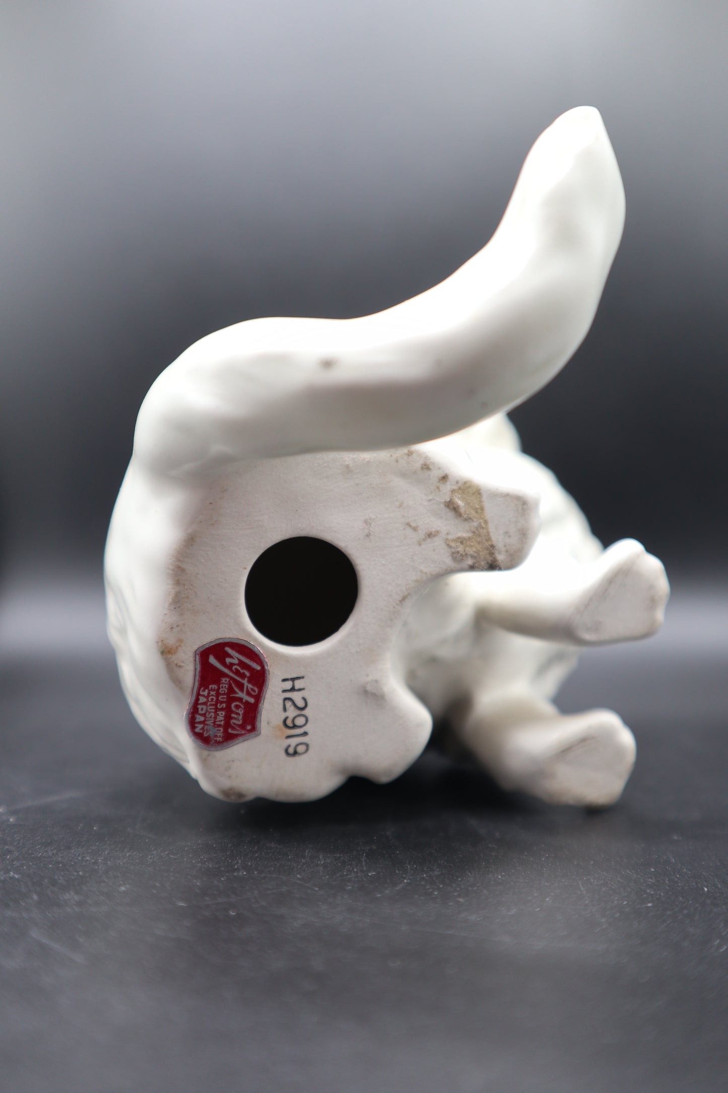 VINTAGE LEFTON WHITE PERSIAN CAT SHELF SITTER FIGURINE