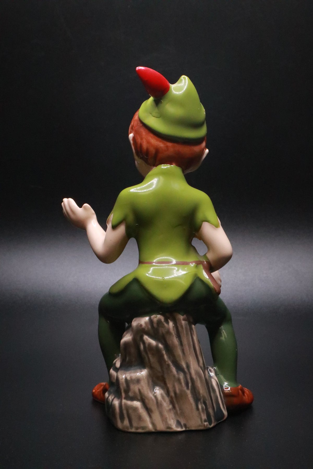 VINTAGE WALT DISNEY PRODUCTIONS JAPAN PETER PAN CERAMIC FIGURINE