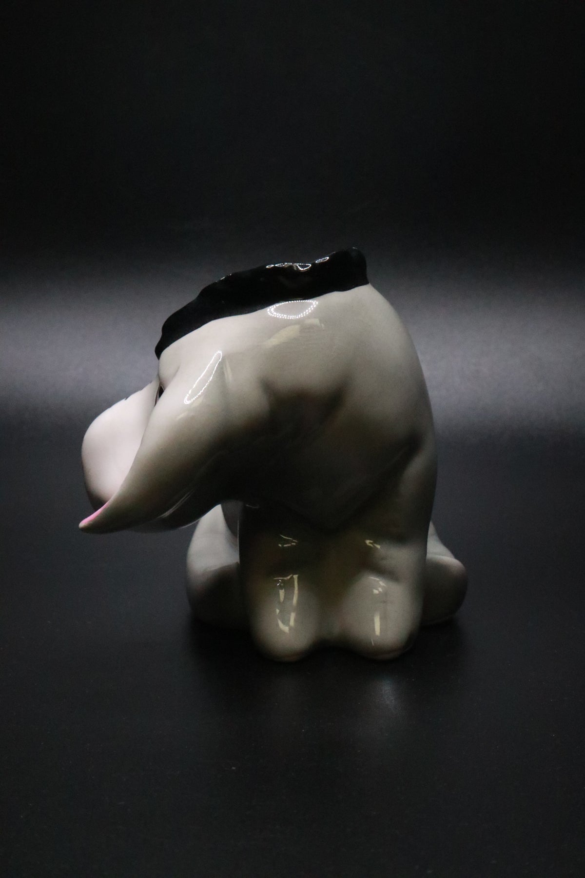 VINTAGE WALT DISNEY PRODUCTIONS JAPAN EEYORE CERAMIC FIGURINE
