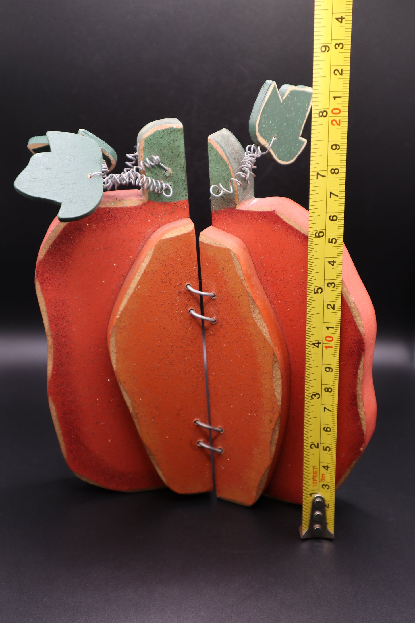 WOODEN PUMPKIN DECOR