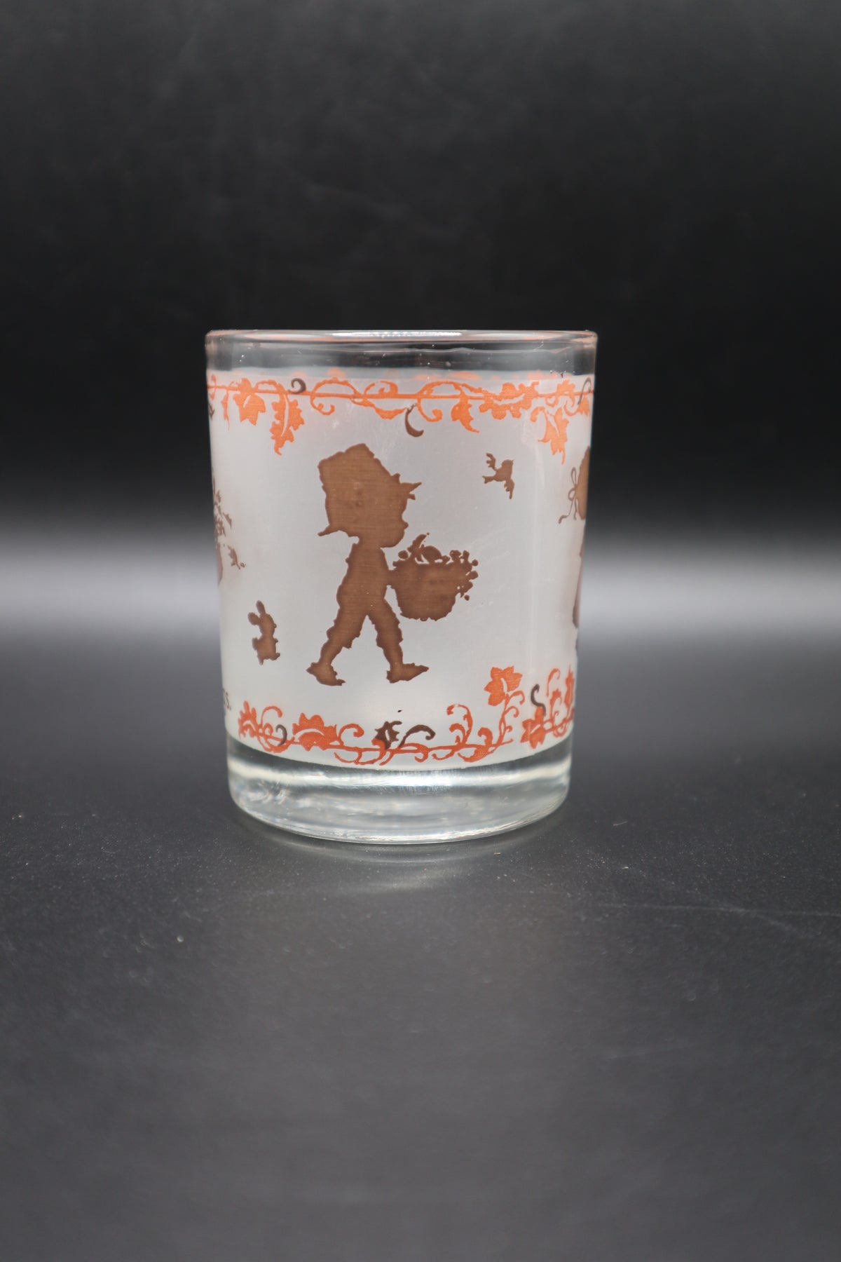 VINTAGE THANKSGIVING TEA LIGHT CANDLE HOLDER "COUNT YOUR BLESSINGS"