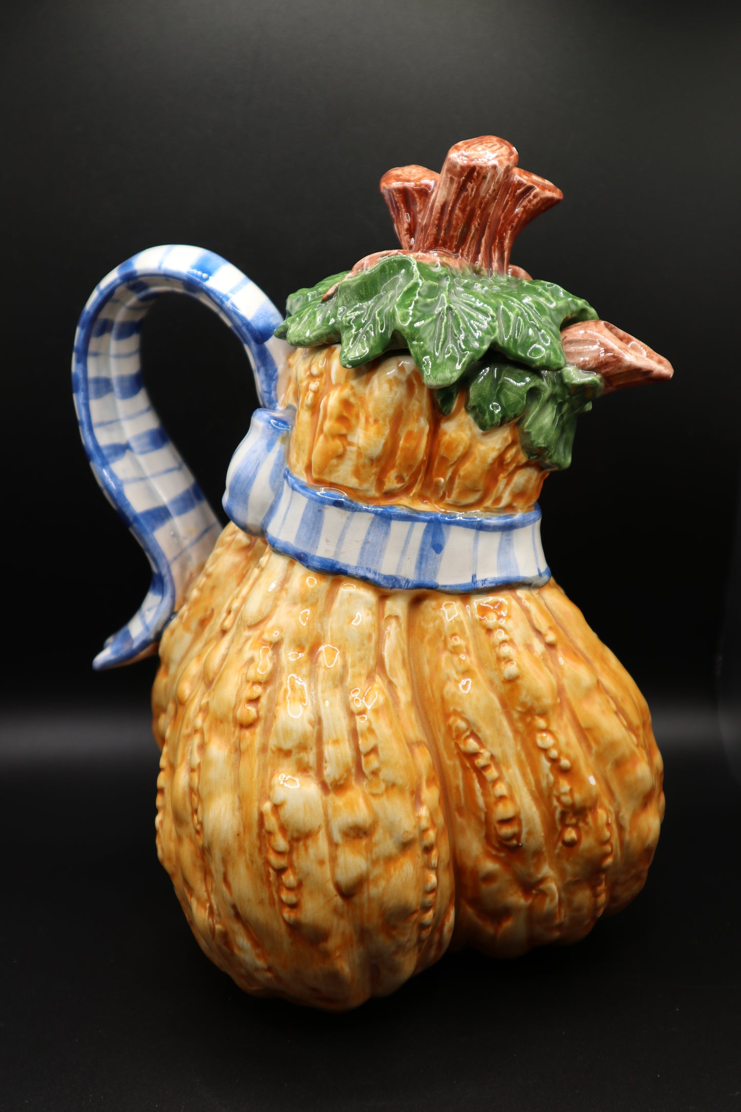 FITZ AND FLOYD 1995 HARVEST PITCHER