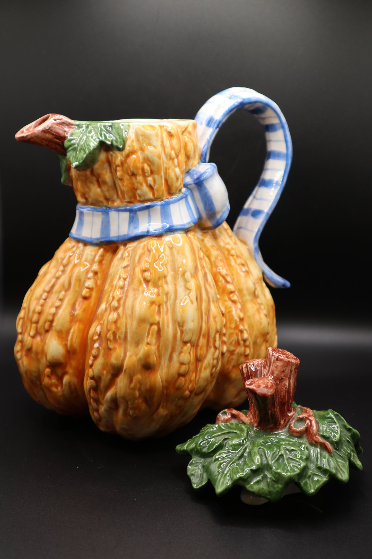 FITZ AND FLOYD 1995 HARVEST PITCHER
