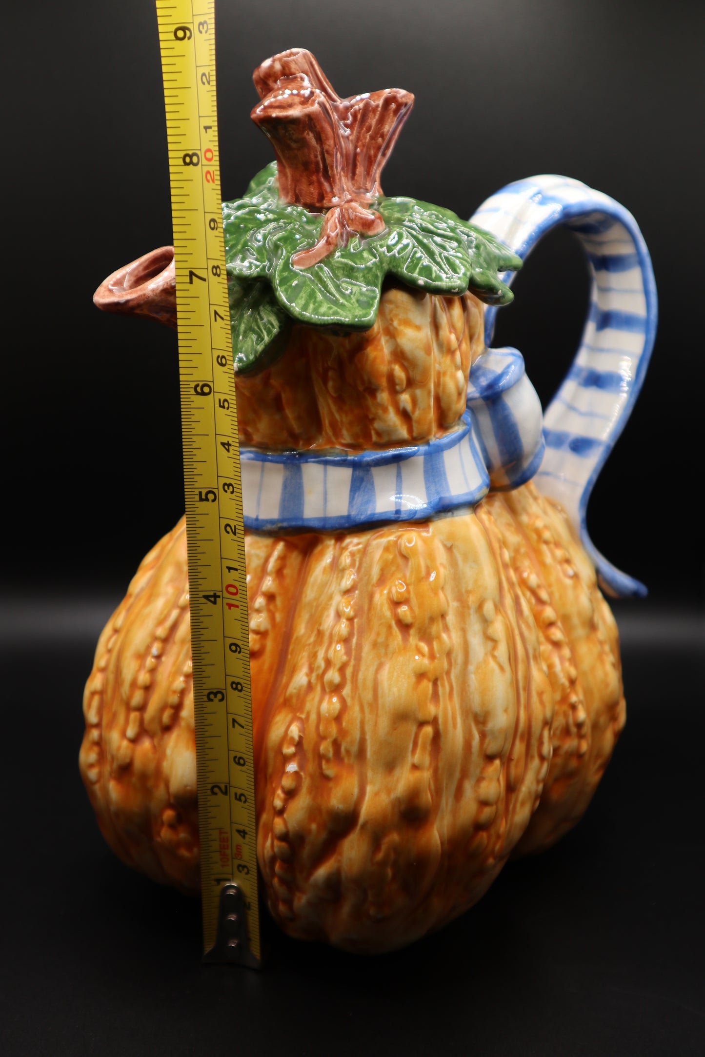 FITZ AND FLOYD 1995 HARVEST PITCHER