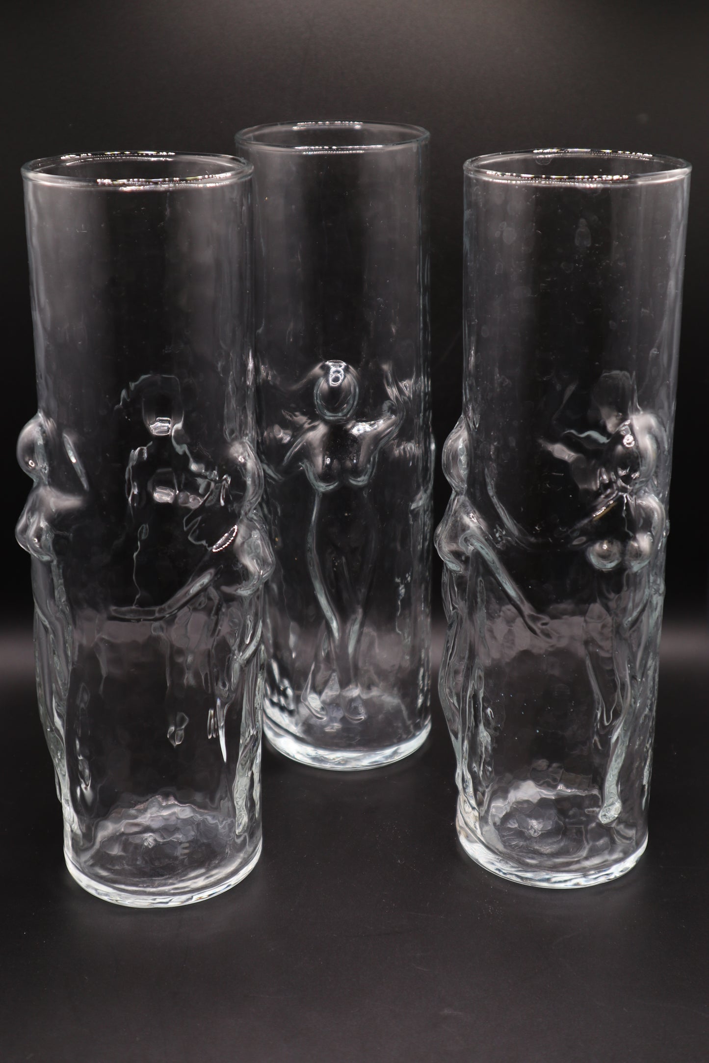 VINTAGE LIBBY "LA FEMME" HIGHBALL GLASSES SET OF 3