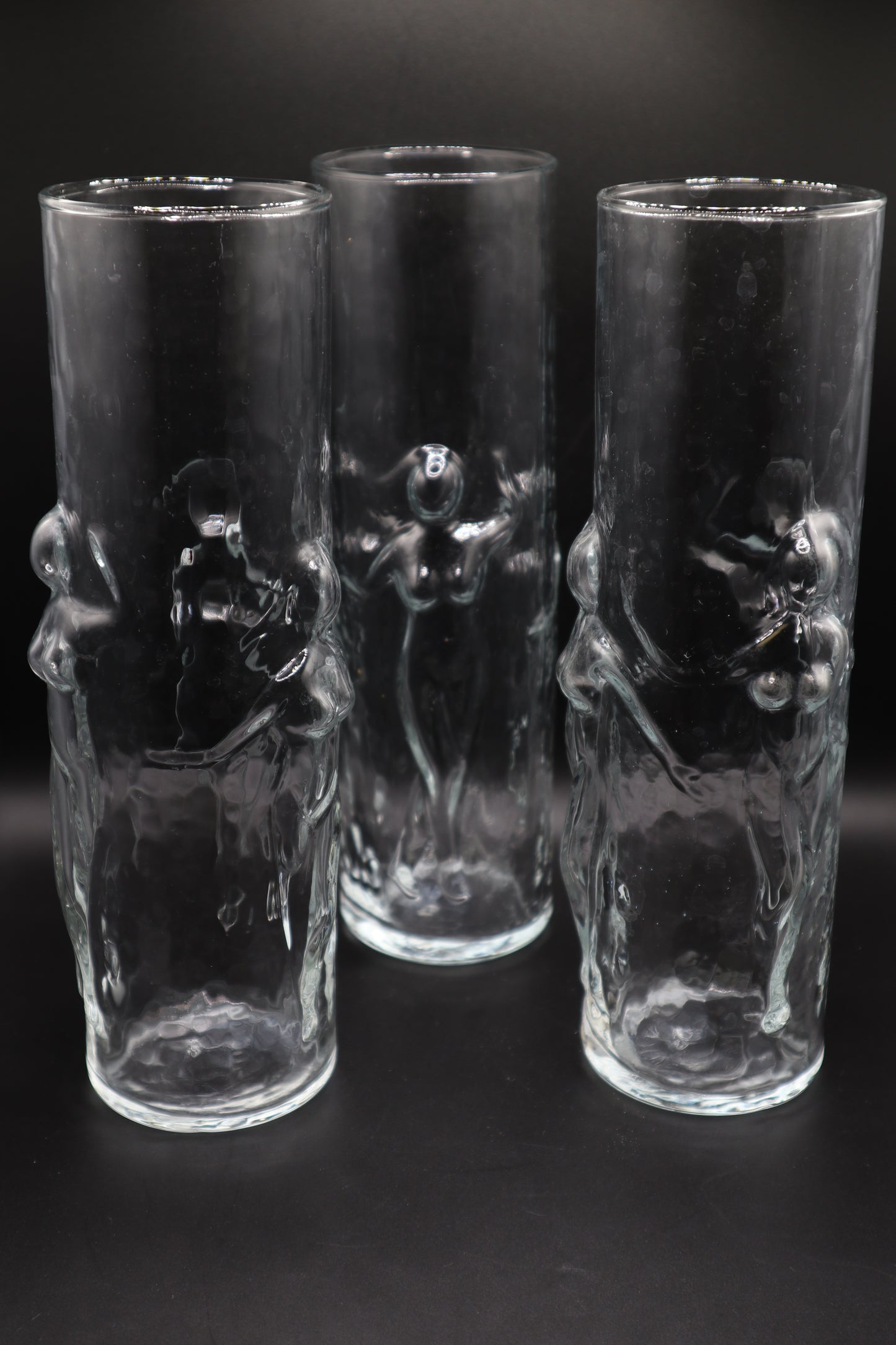 VINTAGE LIBBY "LA FEMME" HIGHBALL GLASSES SET OF 3