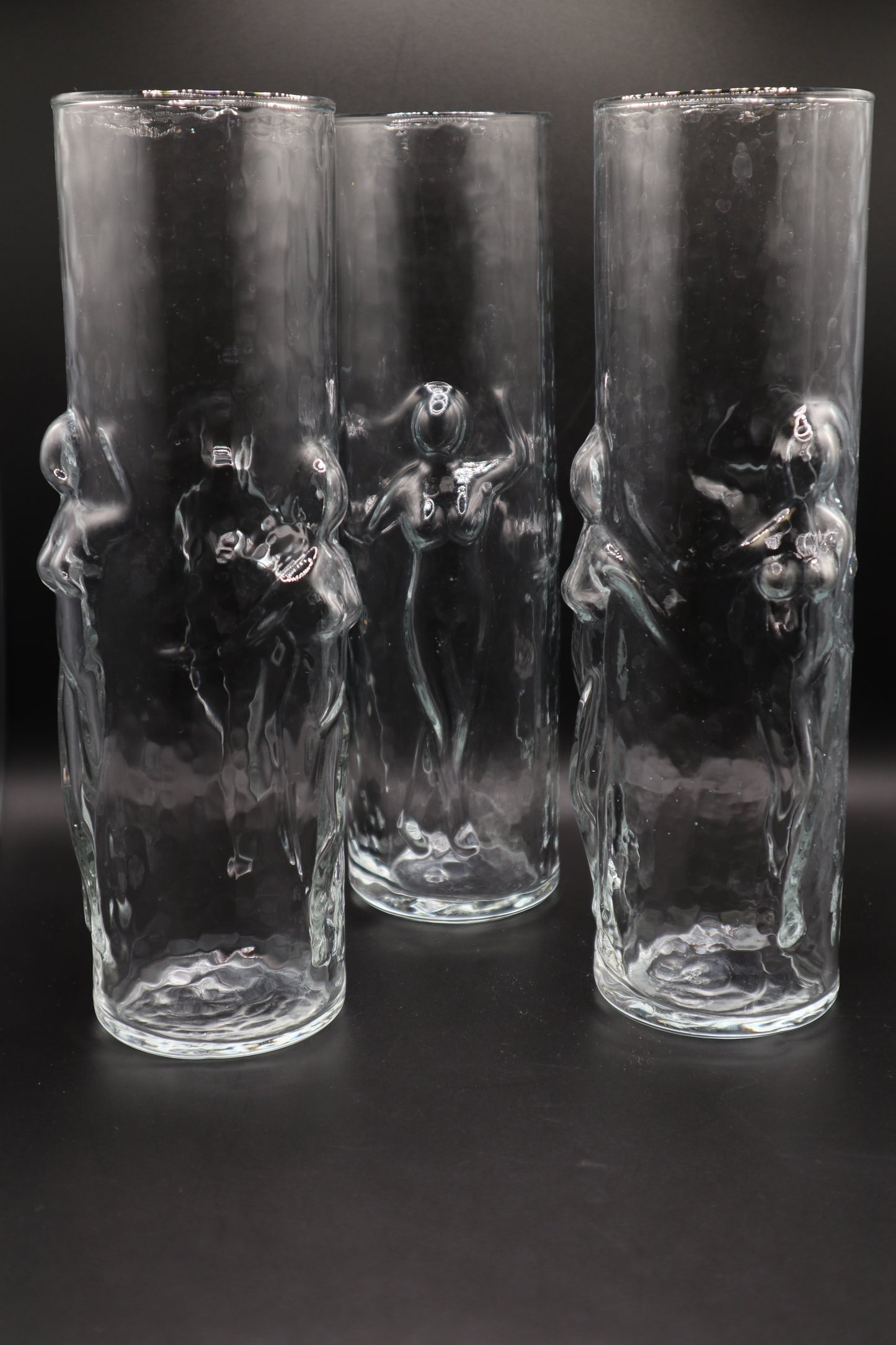 VINTAGE LIBBY "LA FEMME" HIGHBALL GLASSES SET OF 3