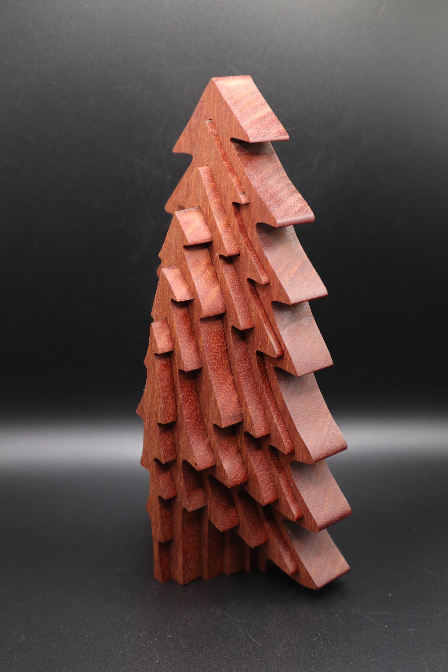 VINTAGE WOODEN COLLAPSIBLE 3D PINE TREE