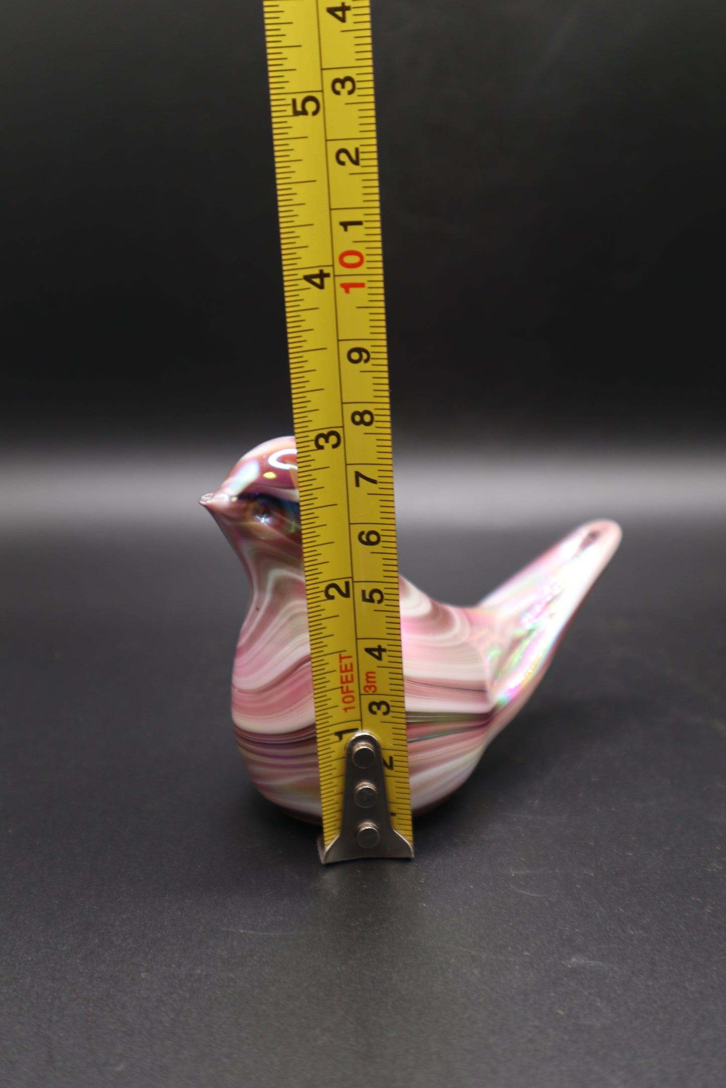 VINTAGE 1988 GISON ART GLASS PAPERWEIGHT