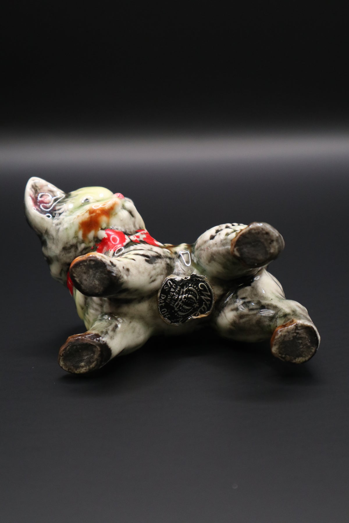 TABBY CAT FIGURINE MCM WALES MADE IN JAPAN