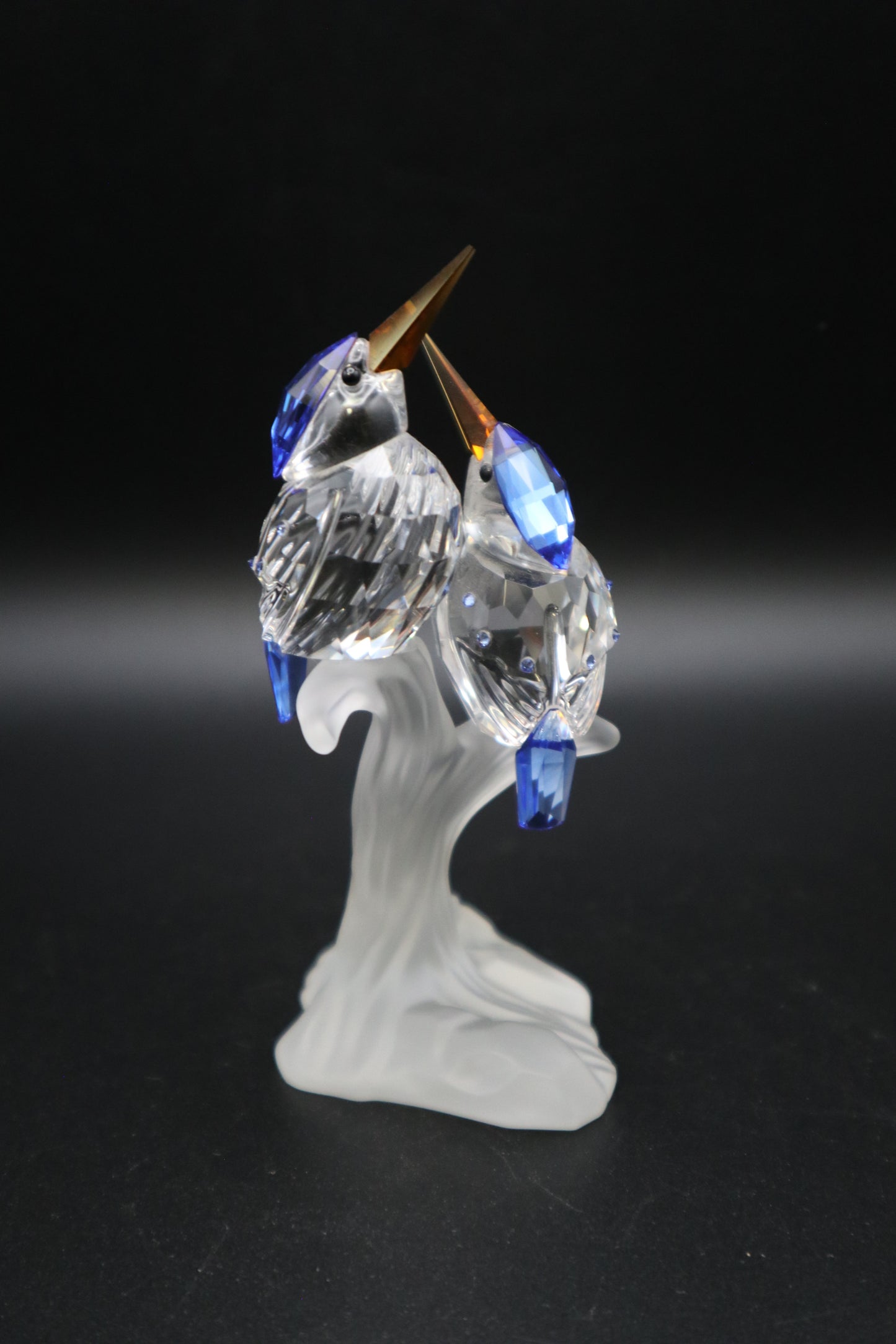 SWAROVSKI MALACHITE KING FISHERS BIRDS