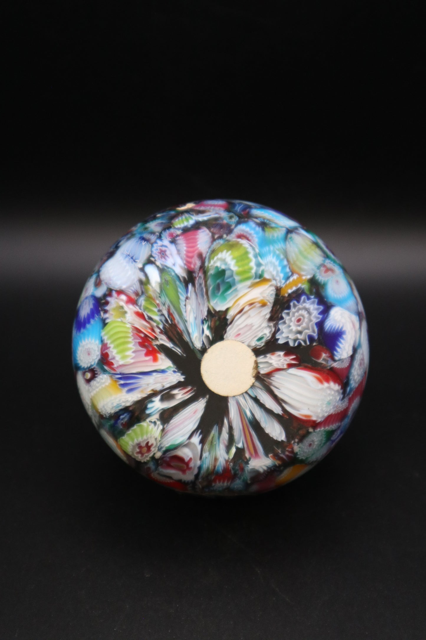 VINTAGE KB MURANO MILEFIORI PAPERWEIGHT