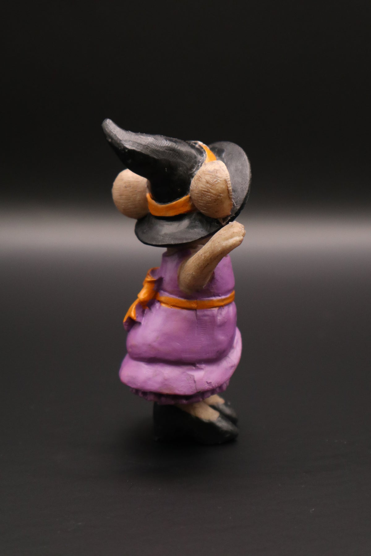 ENESCO TAILS HALLOWEEN WITCH MOUSE FIGURINE