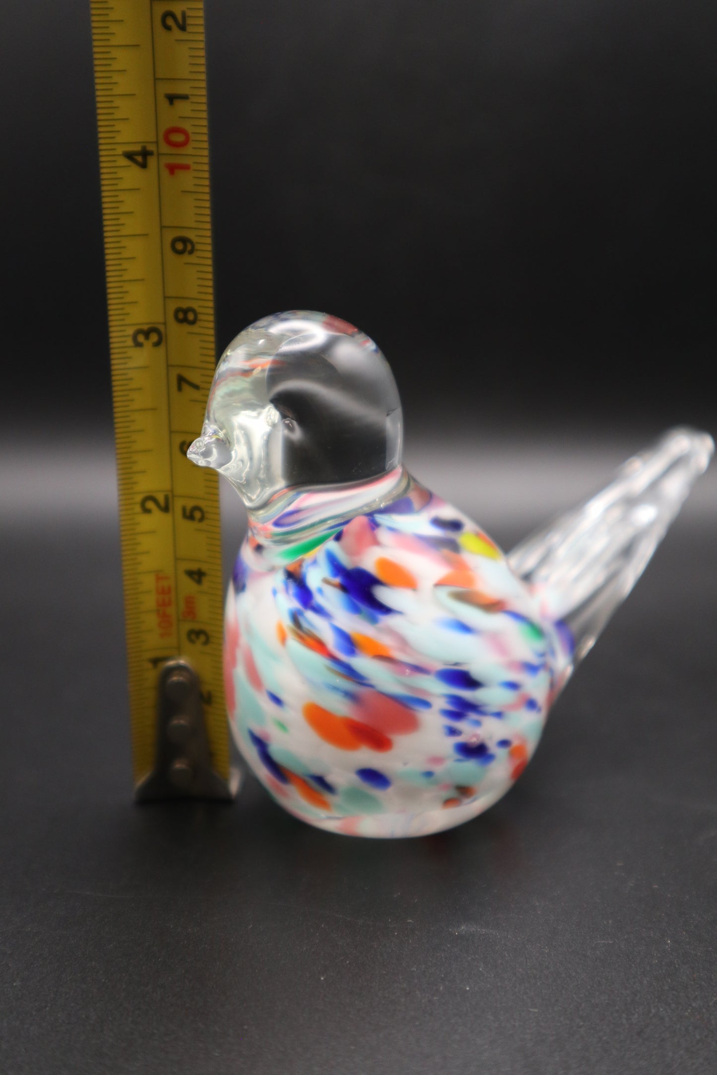 VINTAGE GIBSON ART GLASS BIRD PAPERWEIGHT