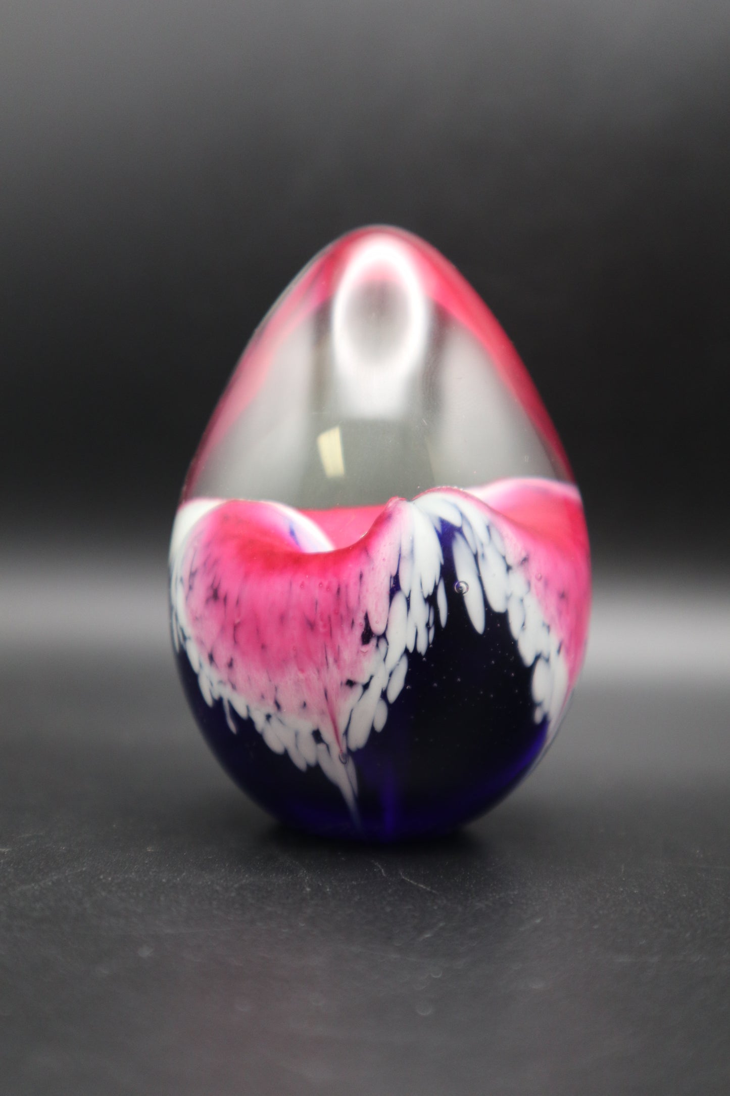 MSH ART GLASS HAND BLOWN PAPERWEIGHT