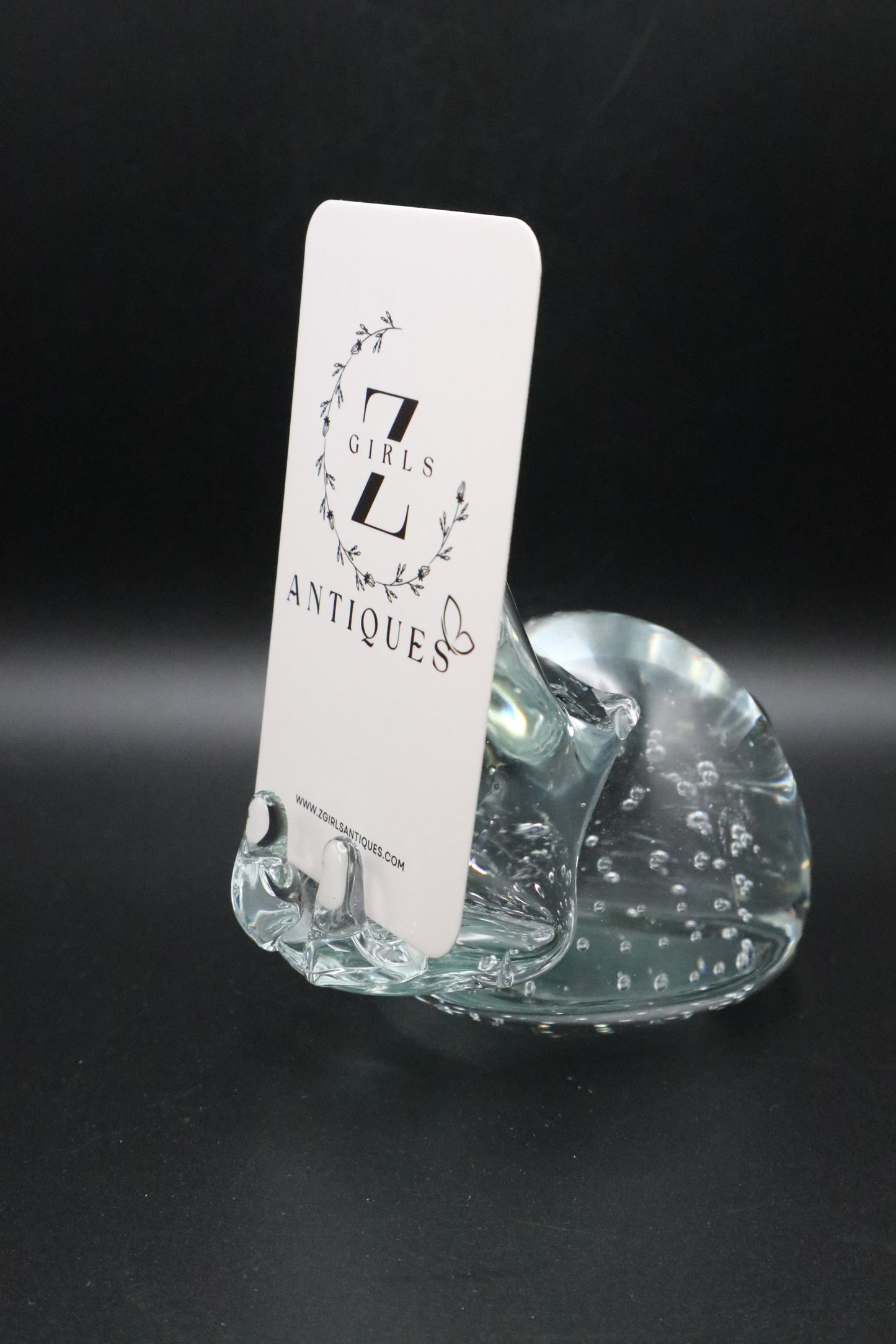 1960's ART GLASS HIPPO PAPERWEIGHT