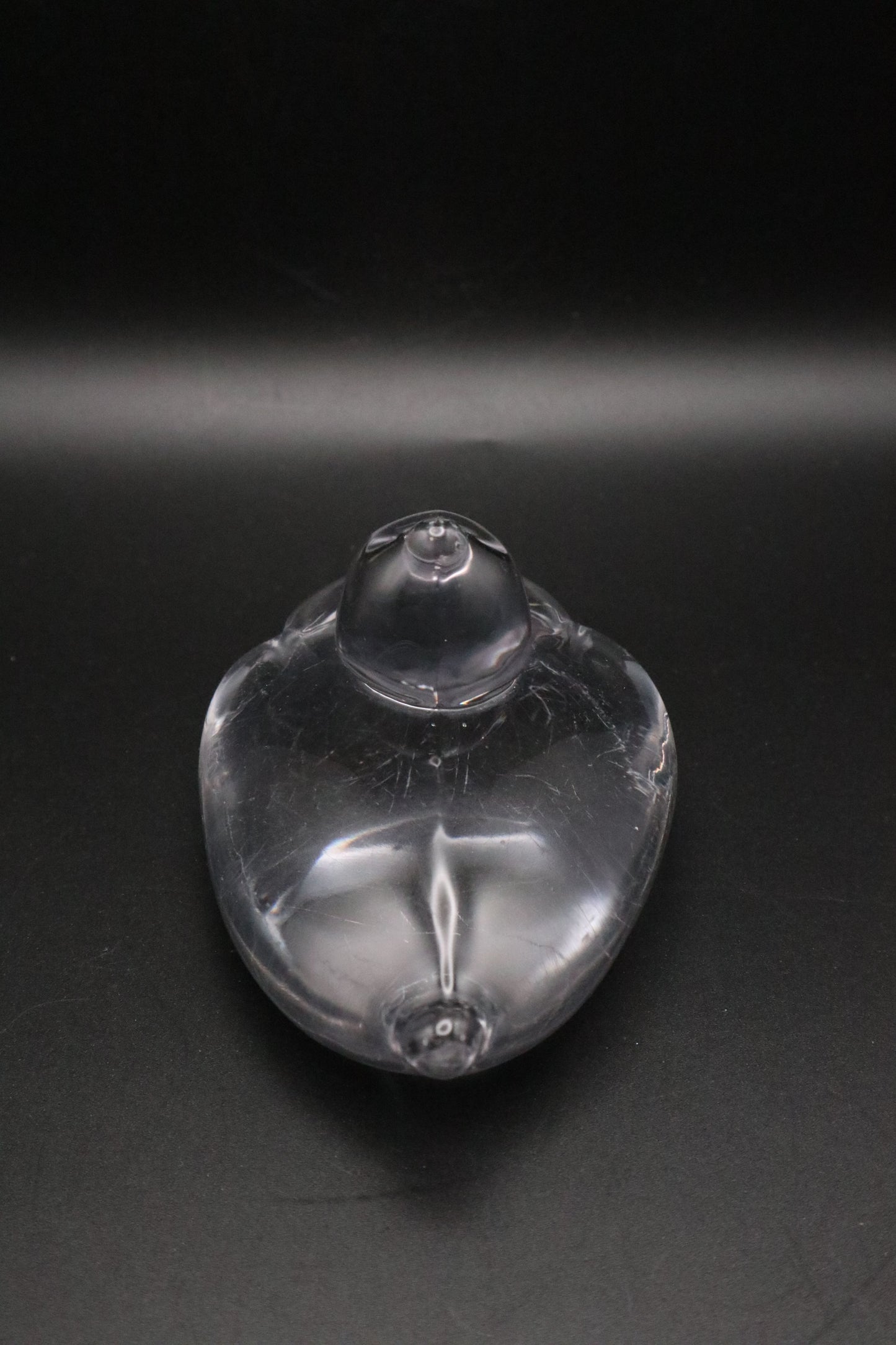 VINTAGE GLASS DUCK PAPERWEIGHT