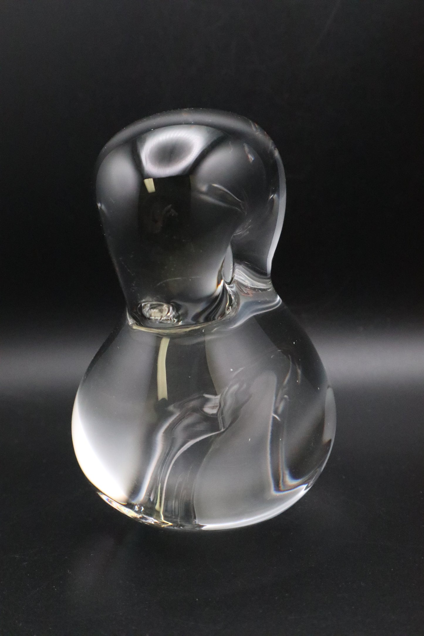 VINTAGE KONSTGLAS DUCK GLASS PAPERWEIGHT SWEDEN