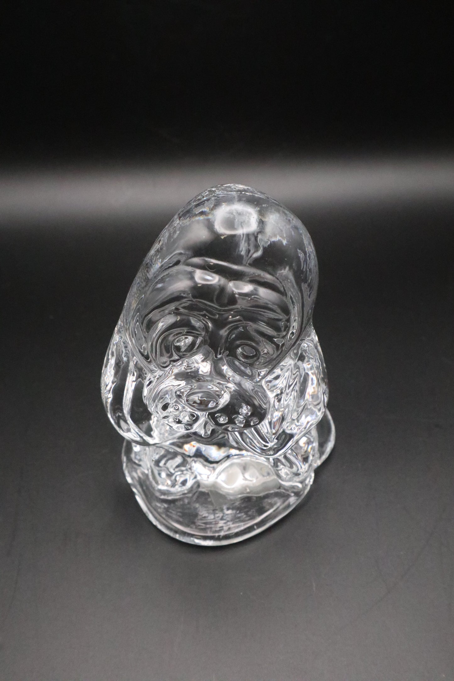 VIKING GLASS PUPPY DOG PAPERWEIGHT
