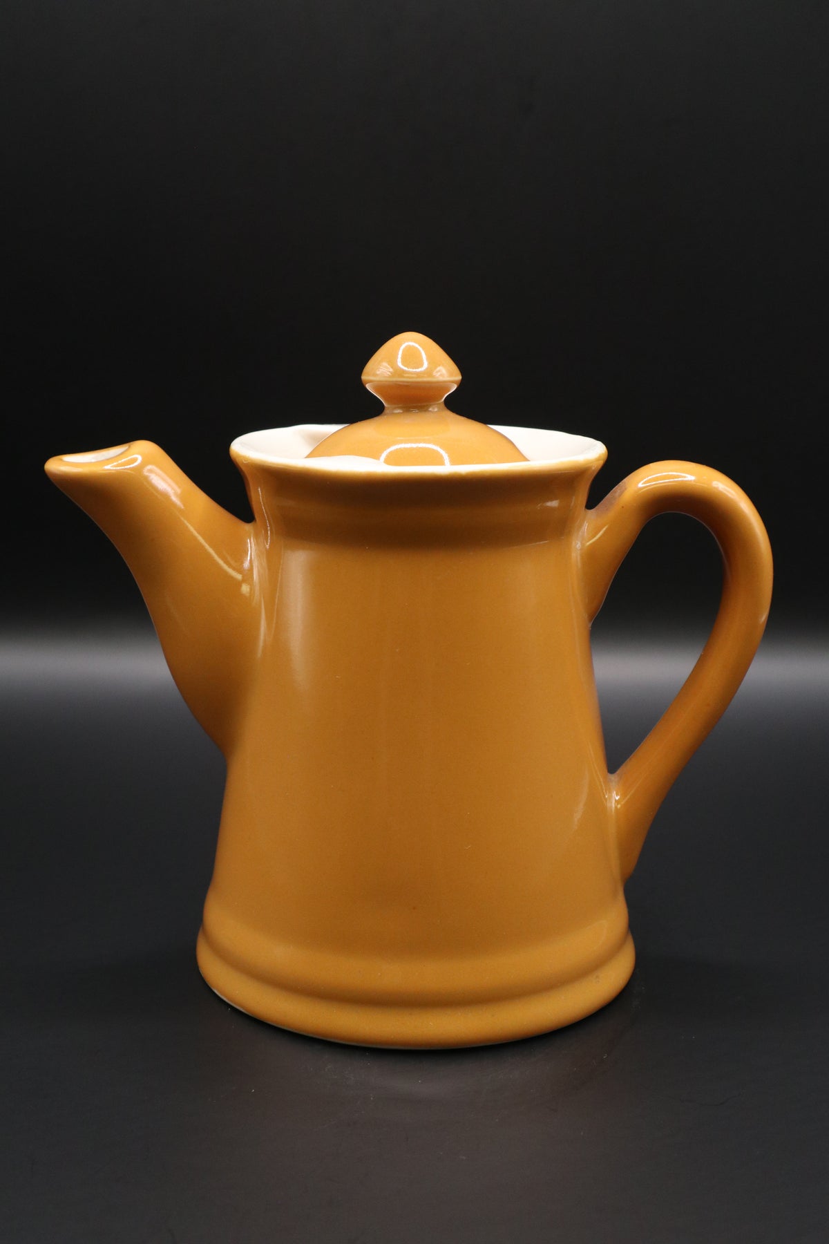 VINTAGE HALL USA INDIVIDUAL BUTTERSCOTCH TEAPOT