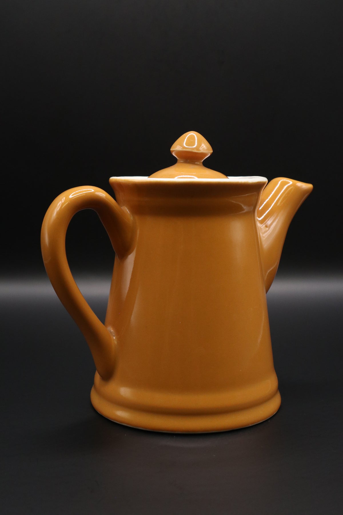 VINTAGE HALL USA INDIVIDUAL BUTTERSCOTCH TEAPOT