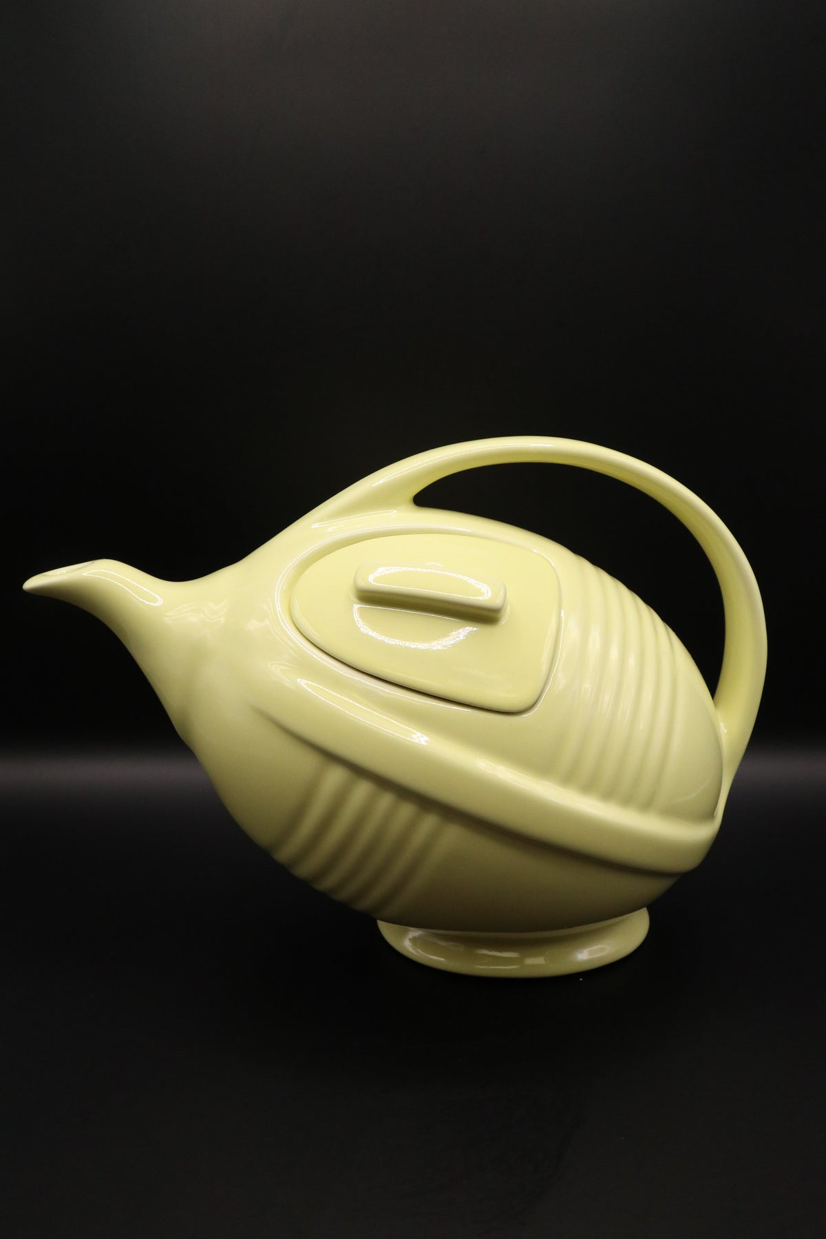 VINTAGE HALL CHINA "FOOTBALL" TEAPOT