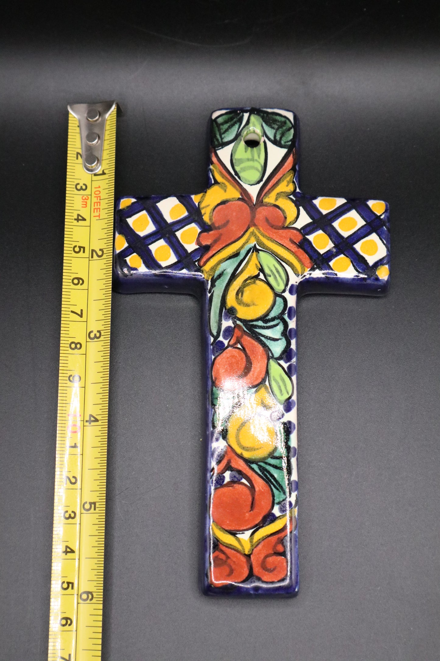POTTERY TALAVERA WALL CROSS
