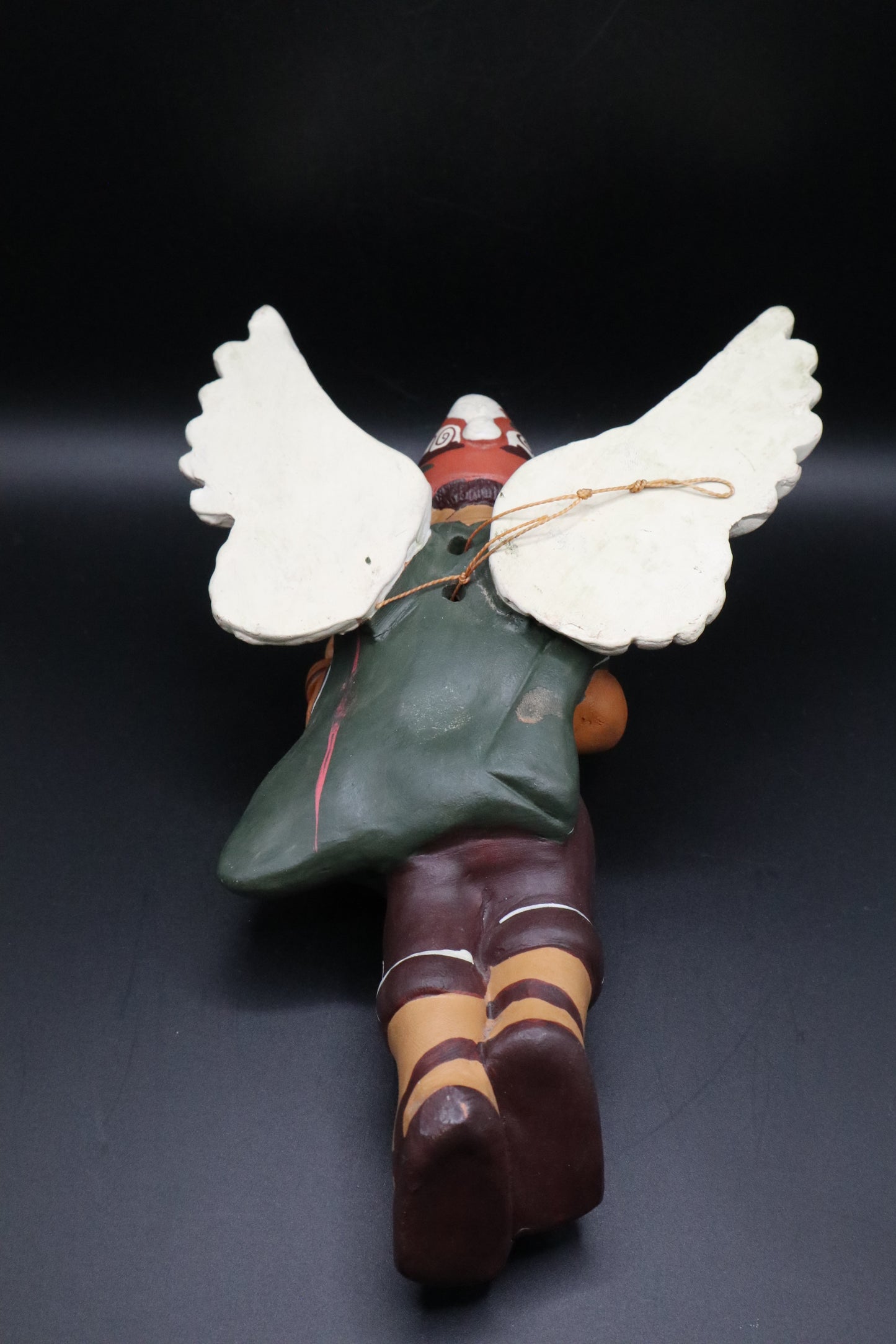 CERAMIC PERUVIAN ANGEL PLAY FLUTE