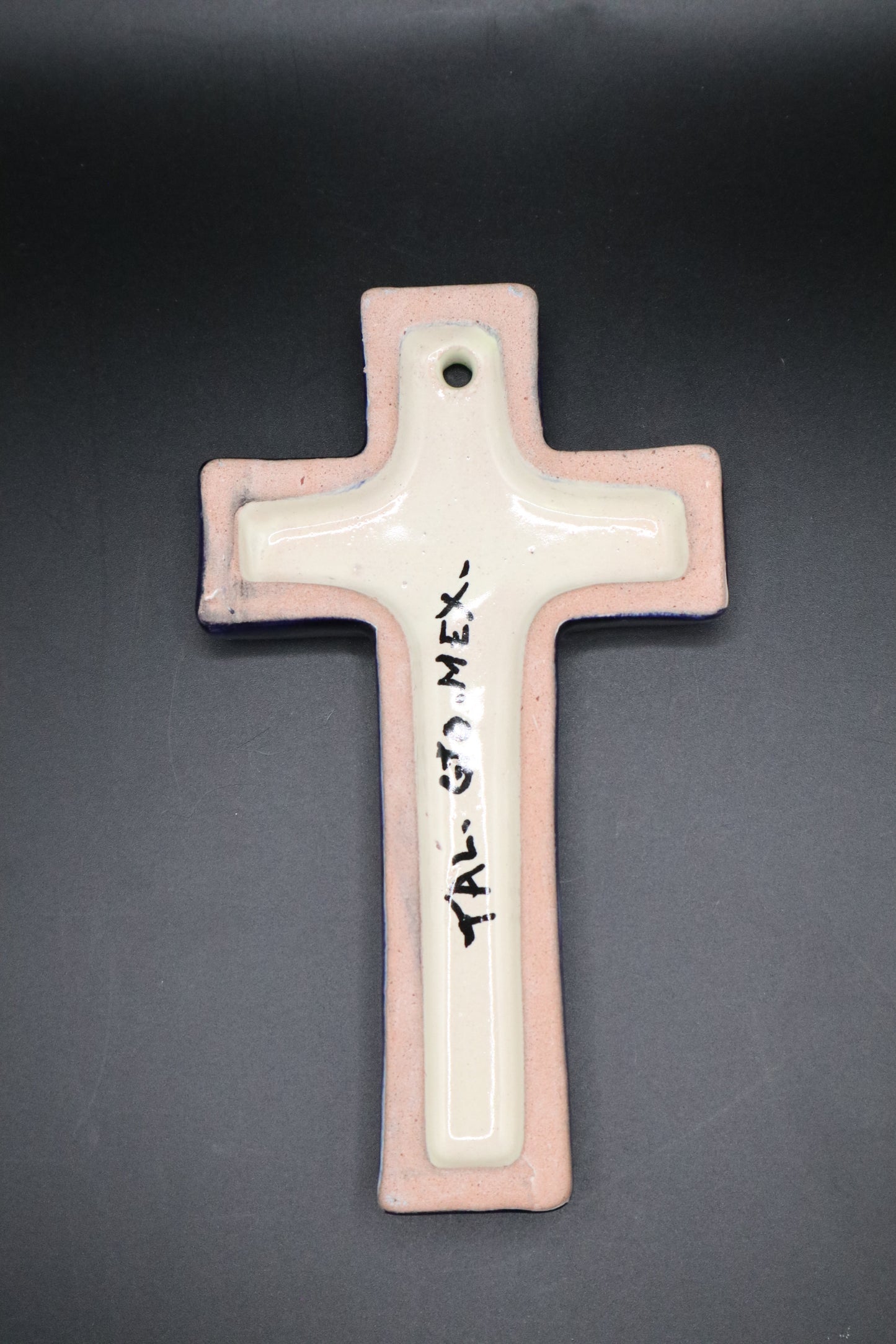 POTTERY TALAVERA WALL CROSS