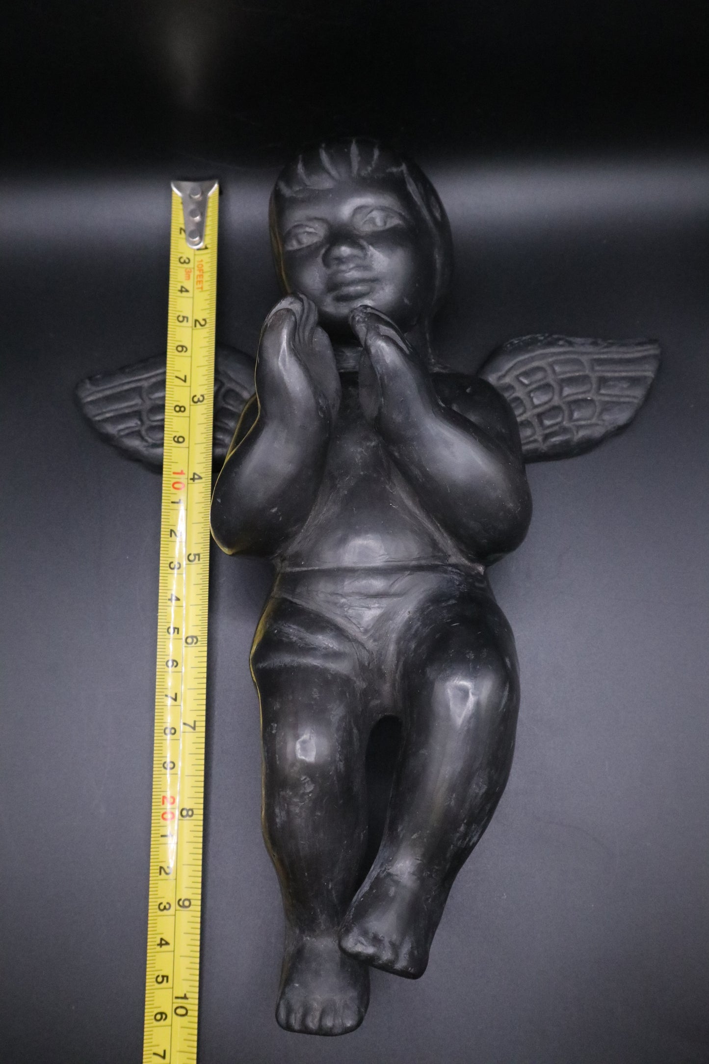VINTAGE BARRO NEGRO POTTERY ANGEL OAXACA, MEXICO