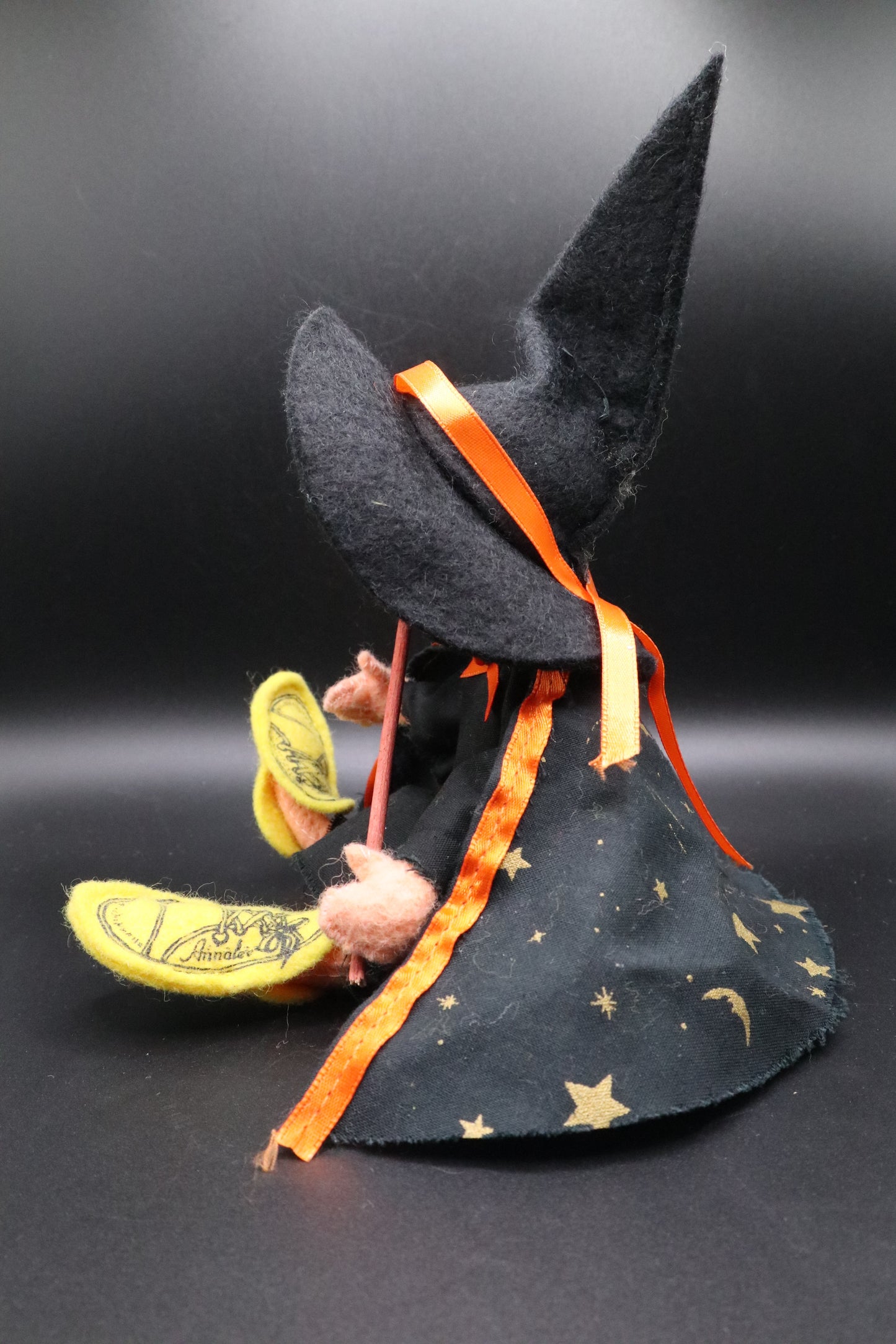 VINTAGE ANNALEE WITCH WITH STICK