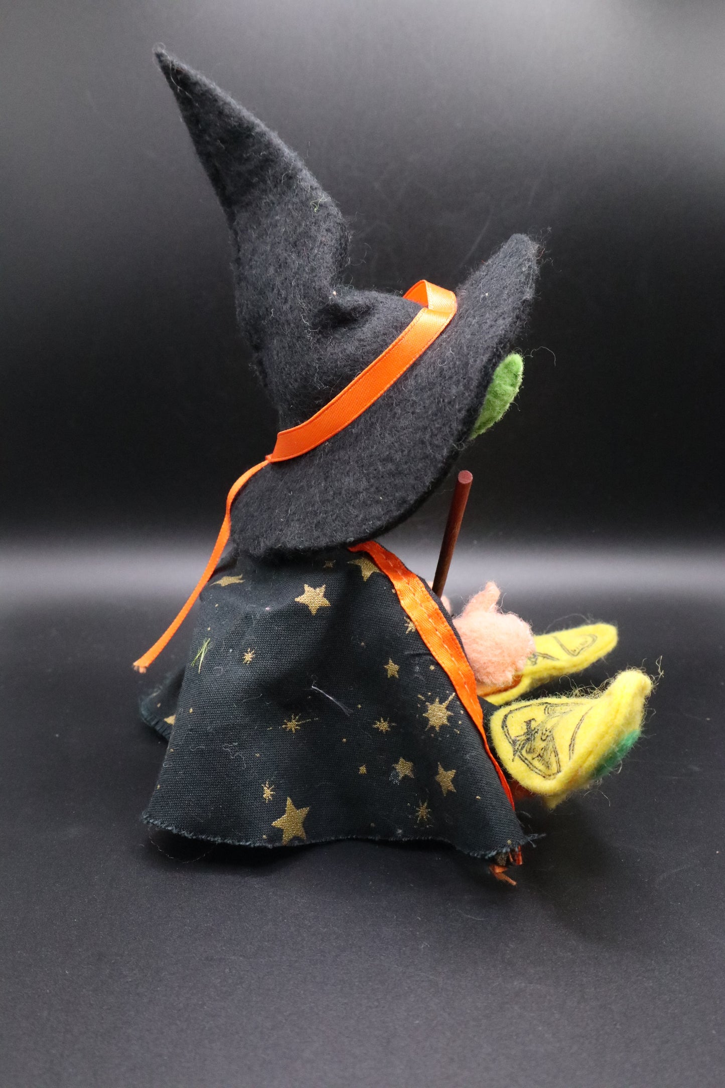 VINTAGE ANNALEE WITCH WITH STICK