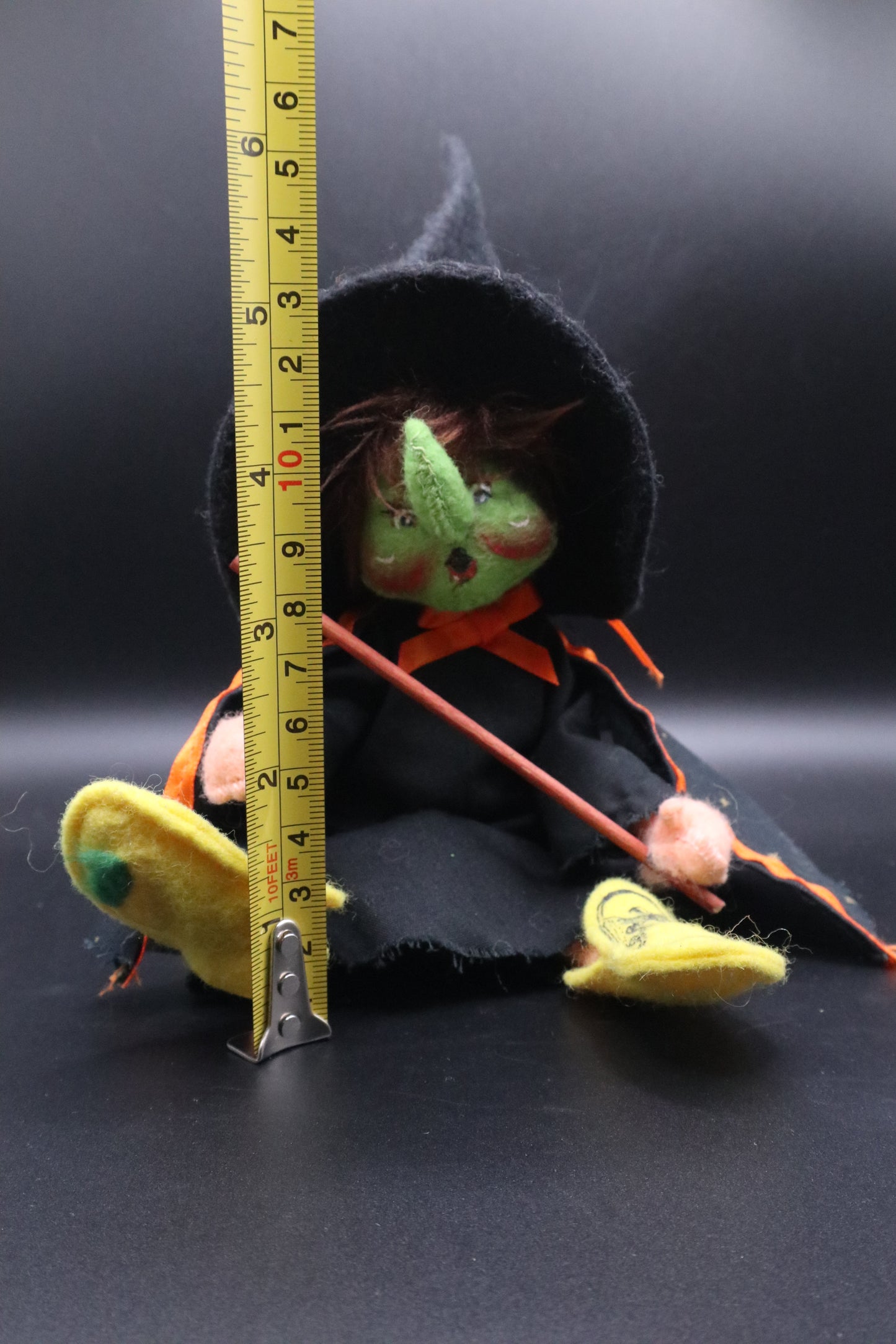 VINTAGE ANNALEE WITCH WITH STICK