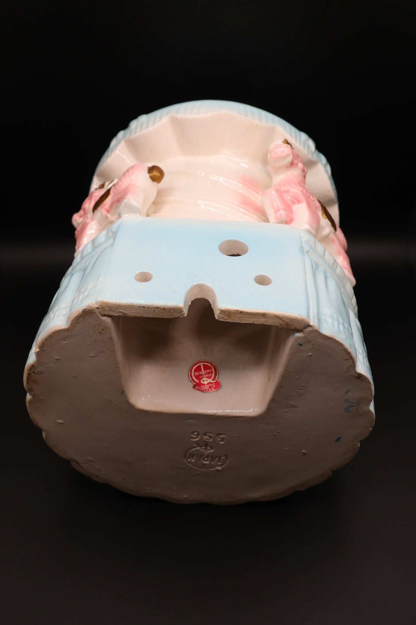 VINTAGE RUBENS CERAMIC CAROUSEL PLANTER