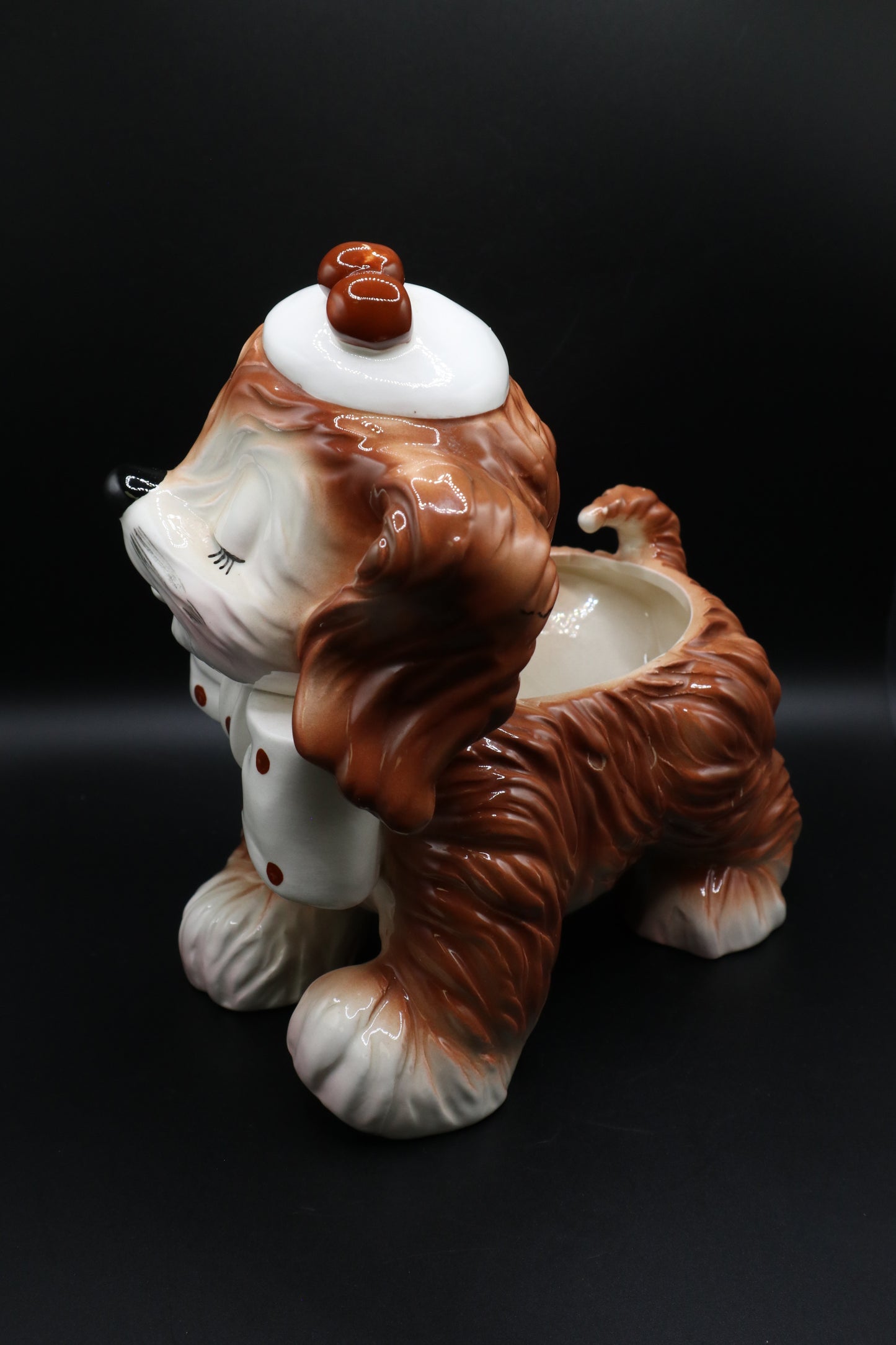 1961 SAMSON IMPORT SPANIEL PLANTER MADE IN JAPAN