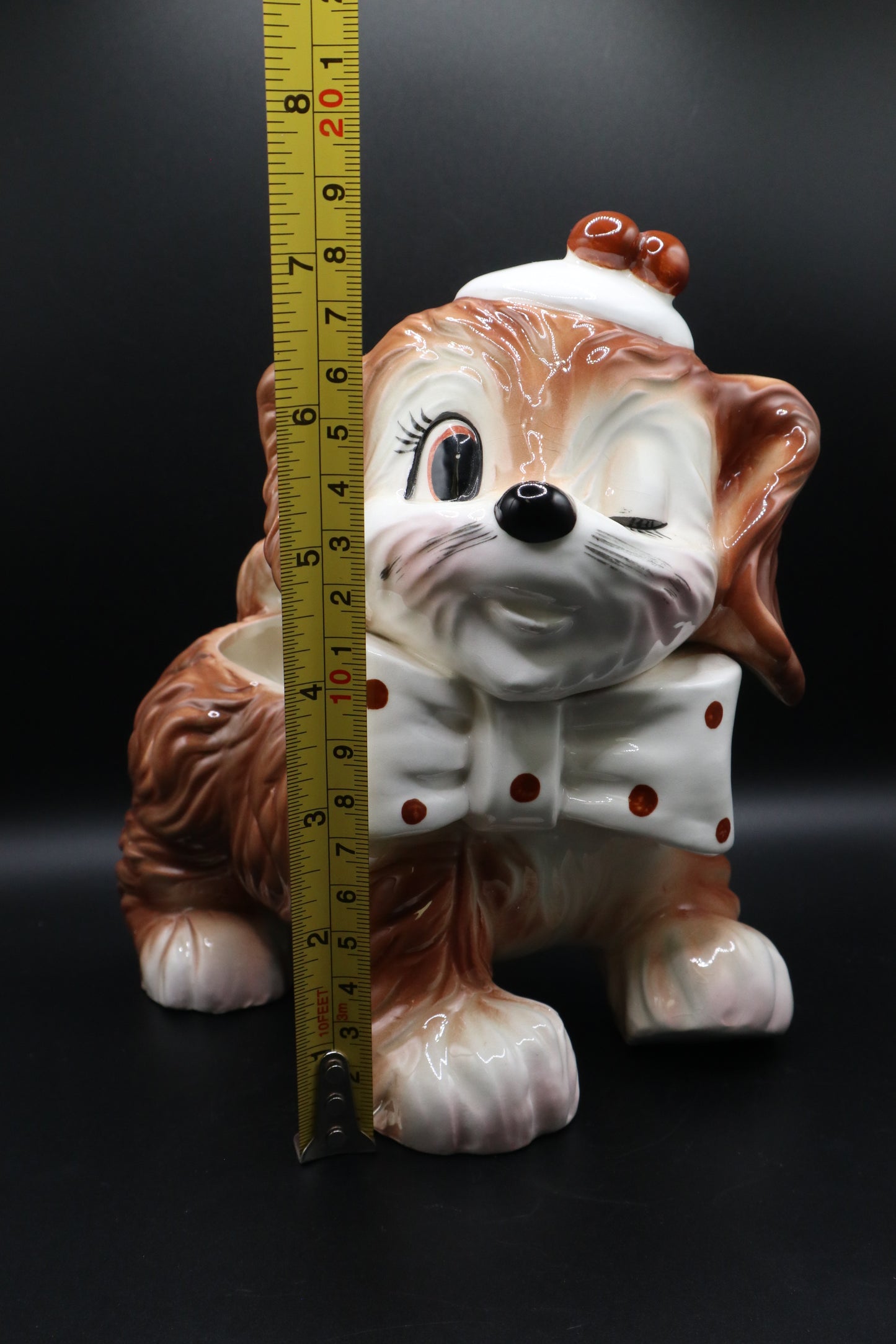 1961 SAMSON IMPORT SPANIEL PLANTER MADE IN JAPAN