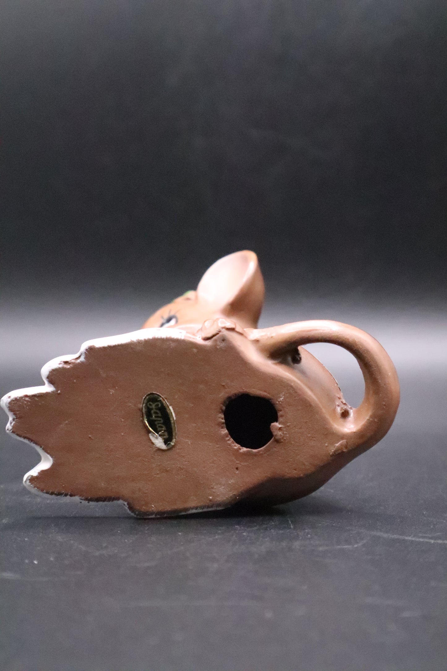 VINTAGE JOSEF ORIGINAL CHRISTMAS MOUSE FIGURINE HOLDING PENCIL