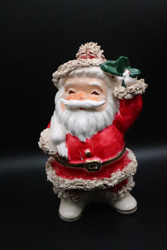 VINTAGE NAPCO SPAGHETTI SANTA CLAUSE PLANTER