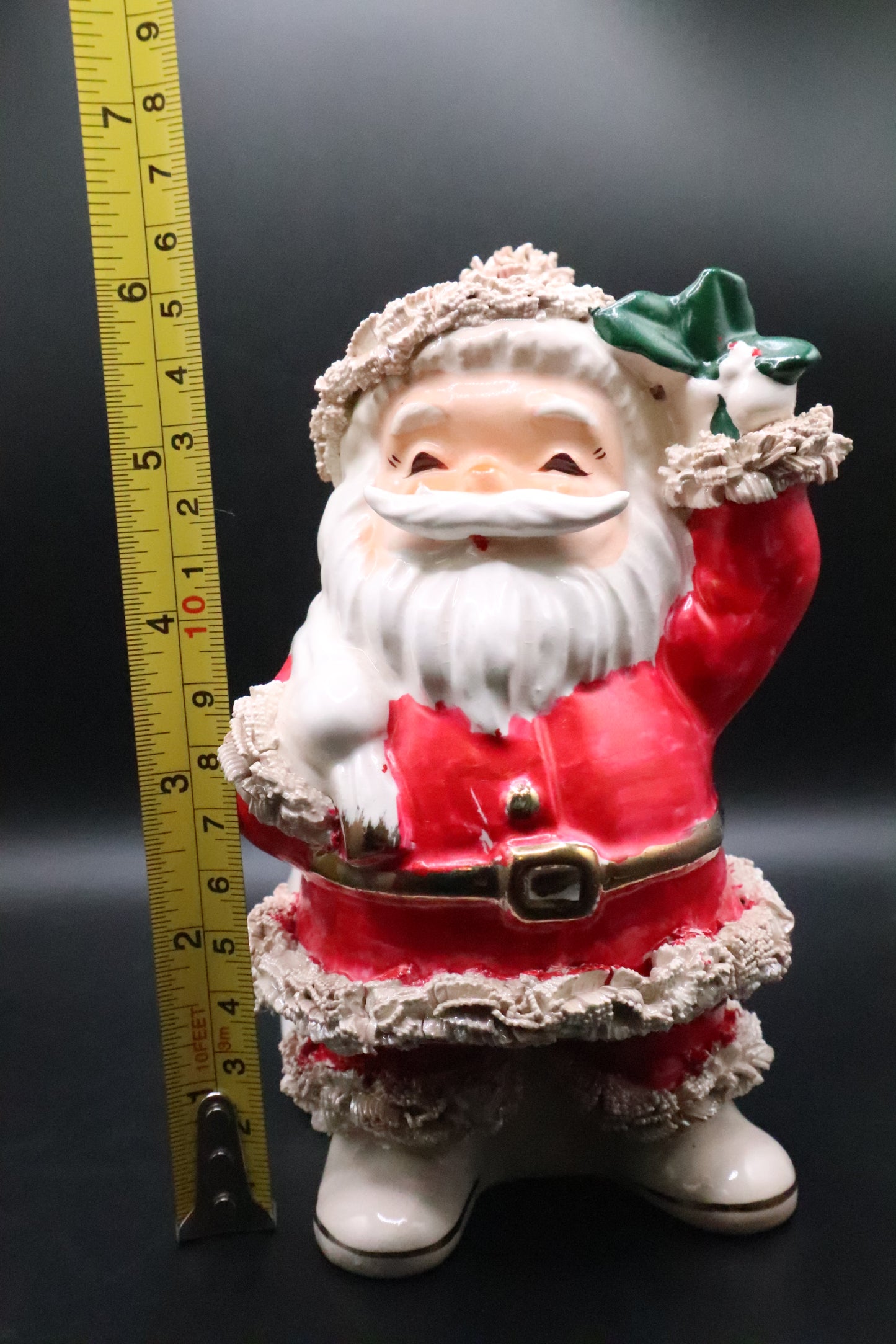 VINTAGE NAPCO SPAGHETTI SANTA CLAUSE PLANTER